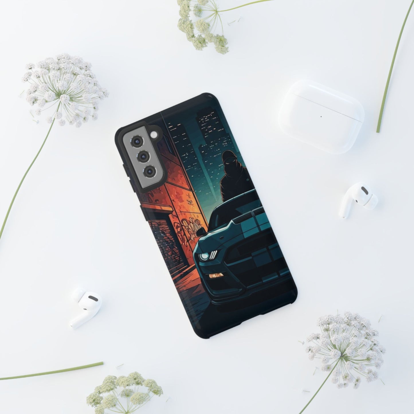 Ford Mustang Shelby GT350 Street Life-Dual Layer Ultra Tough Phone Case Printify by The Night Shift Automotive Apparel