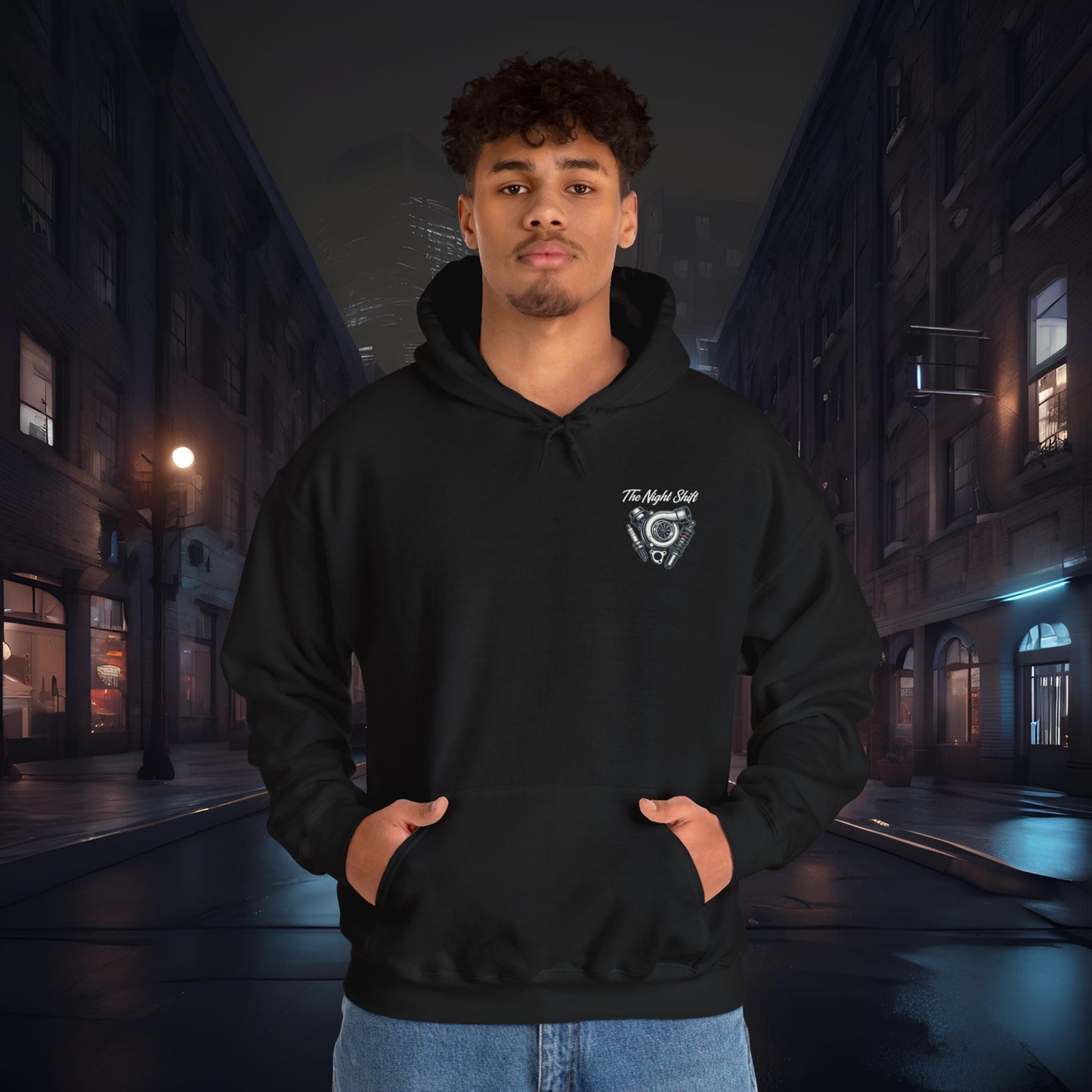 The Night Shift Essentials-Ultra Soft, Premium Hoodie Printify by The Night Shift Automotive Apparel