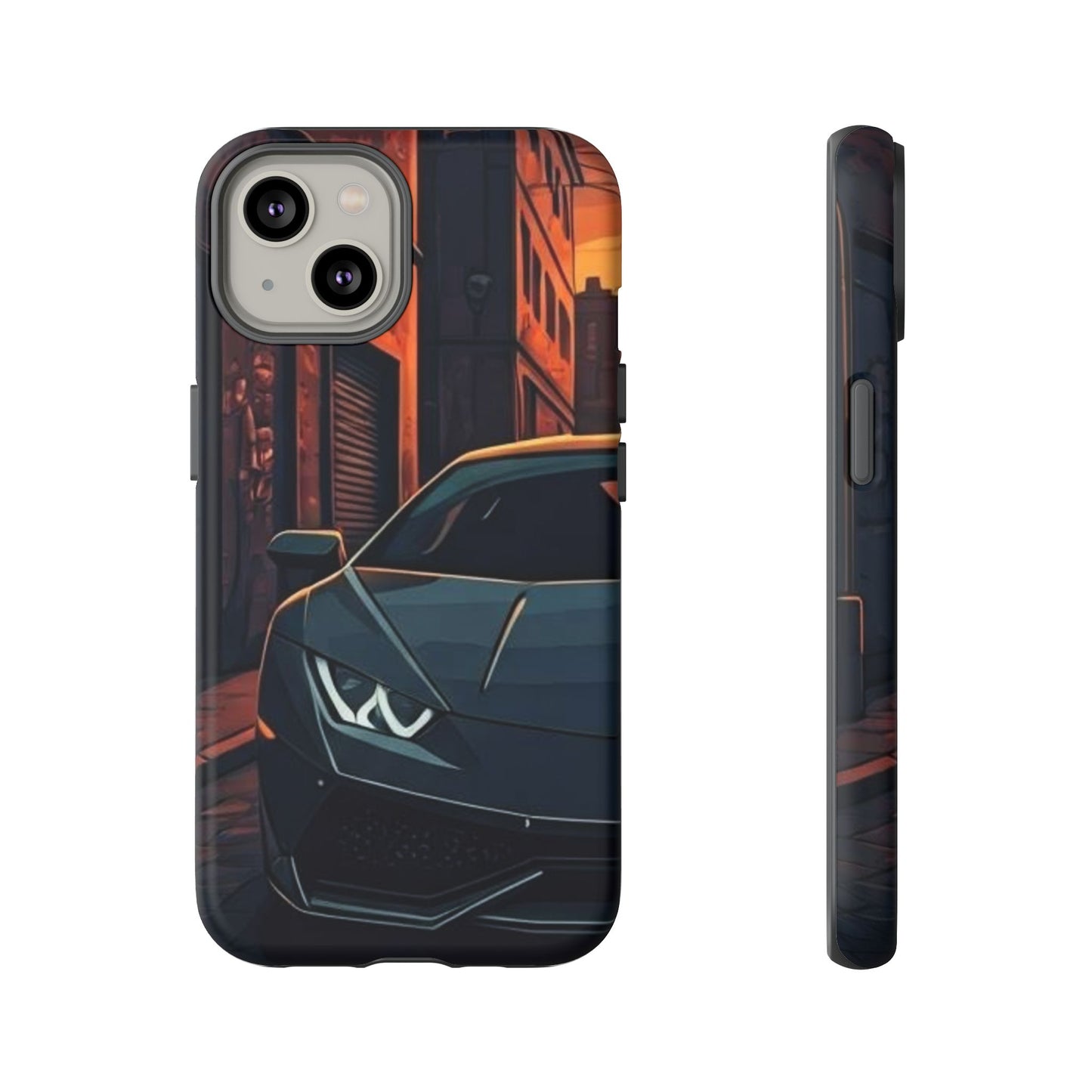 Lamborghini Huracan Street Life-Dual Layer Ultra Tough Phone Case Printify by The Night Shift Automotive Apparel