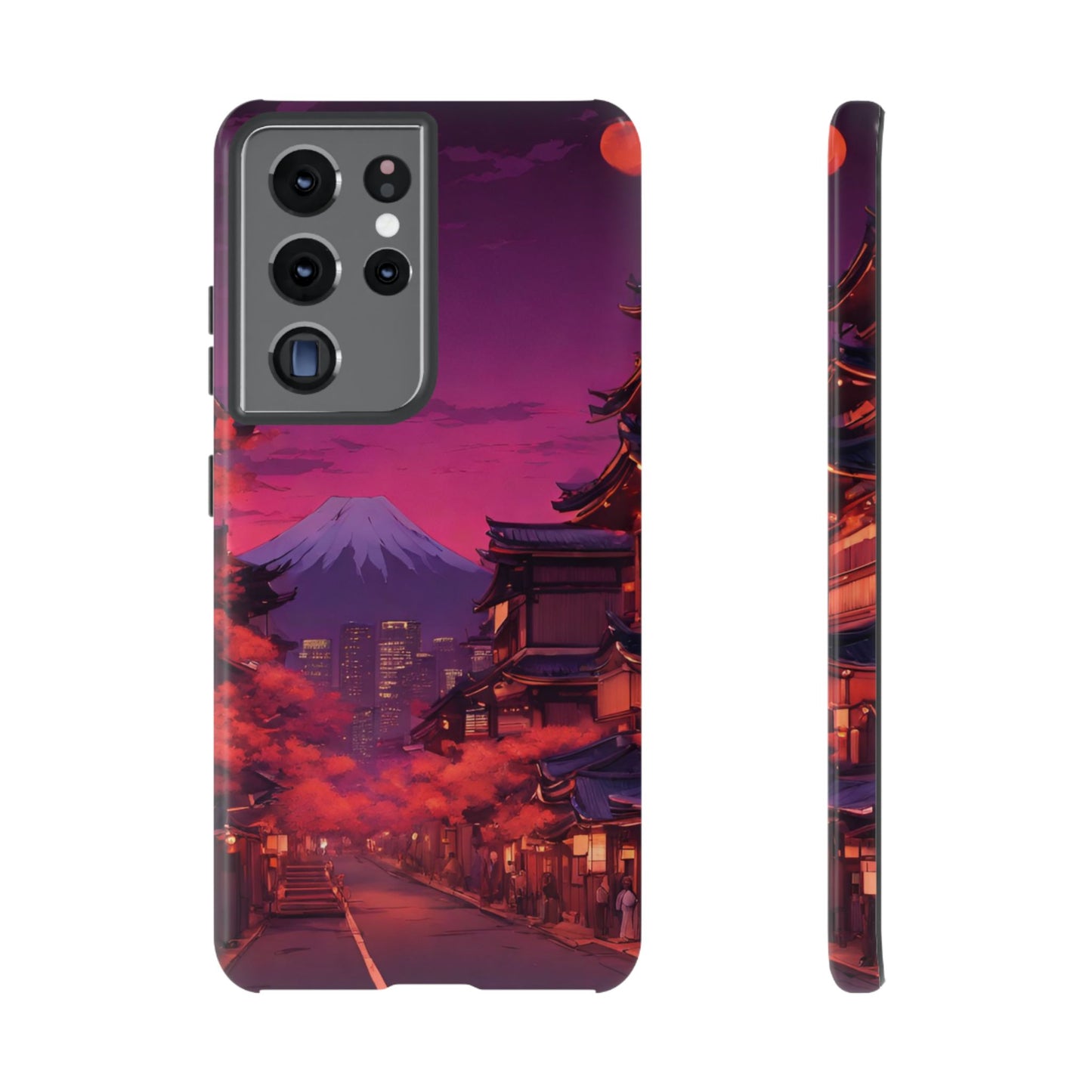 Traditional Japanese Village Countryside-Dual Layer Ultra Tough Phone Case Samsung Galaxy S21 Ultra Glossy Printify by The Night Shift Automotive Apparel