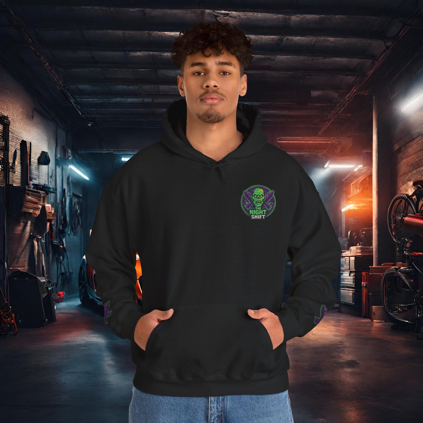 The Night Shift-Ultra Soft, Premium Hoodie