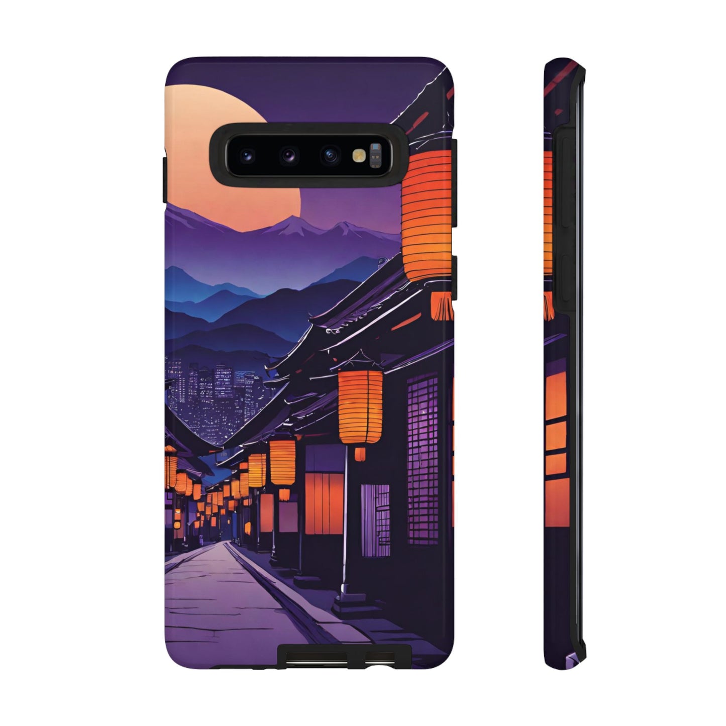 Traditional Japanese Village Countryside-Dual Layer Ultra Tough Phone Case Samsung Galaxy S10 Glossy Printify by The Night Shift Automotive Apparel