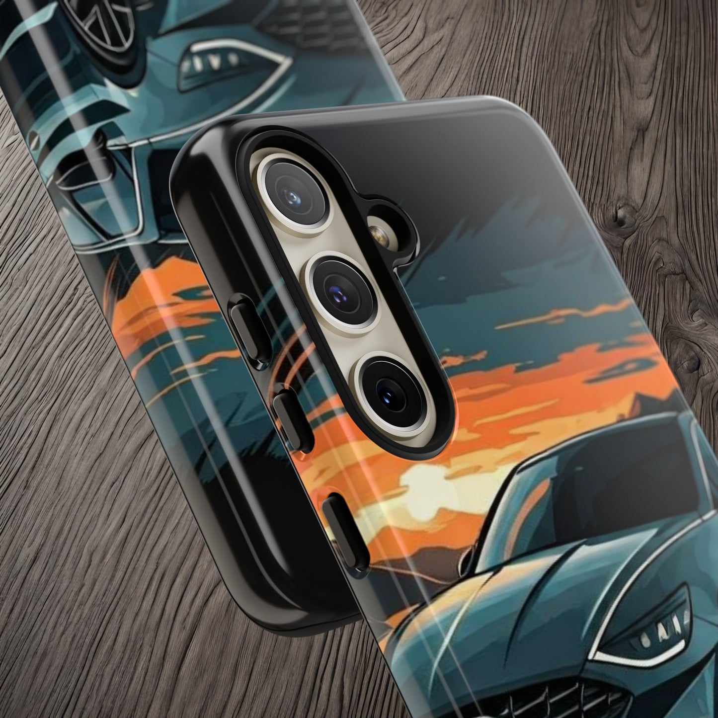 Hyundai Sonata-Sunset Drive-Dual Layer Ultra Tough Phone Case Printify by The Night Shift Automotive Apparel