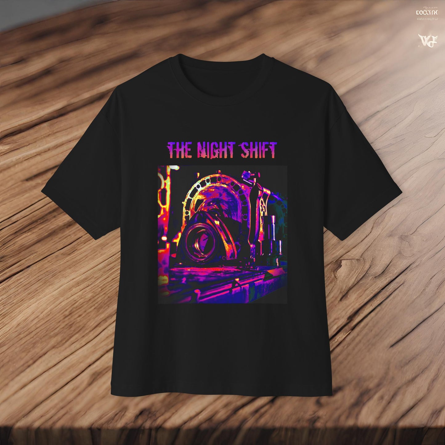 13B-REW Synthwave-Premium, Ultra Soft Unisex Oversized Boxy Tee Printify by The Night Shift Automotive Apparel