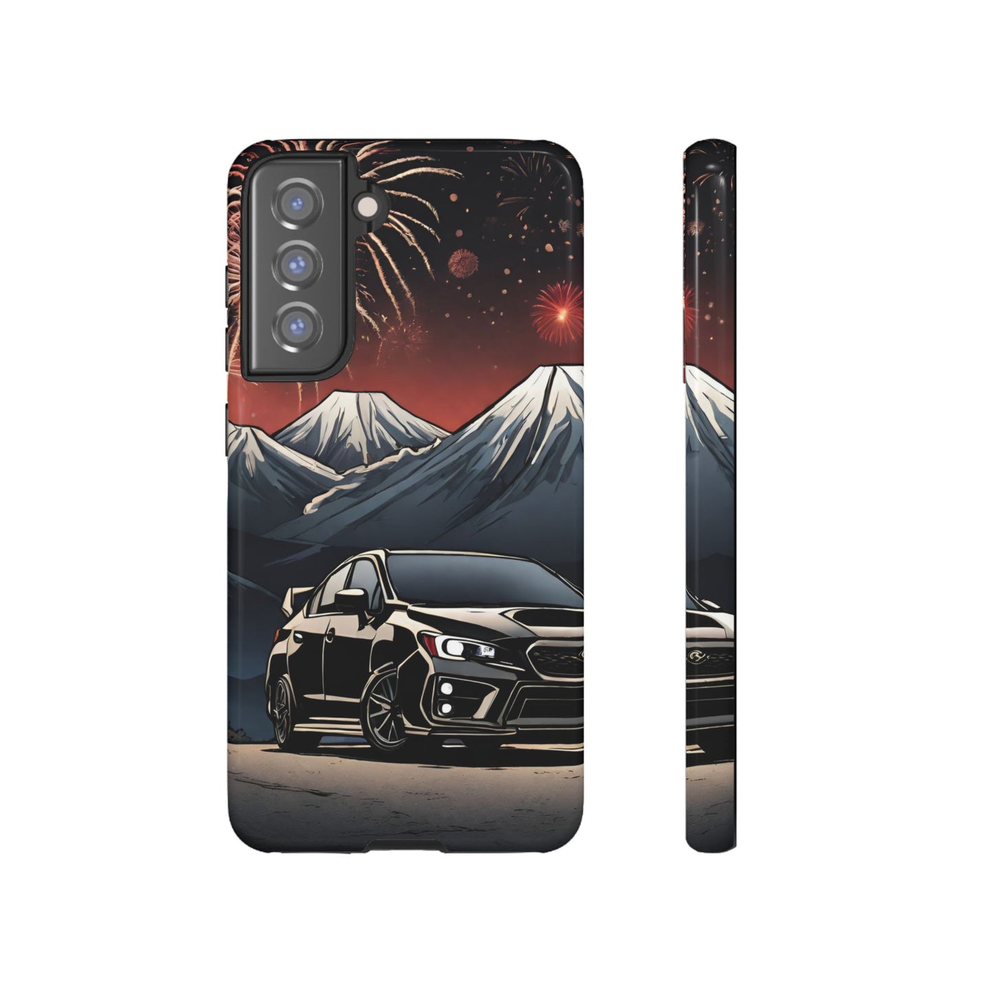 Subaru WRX/STI Fireworks-Dual Layer Ultra Tough Phone Case Printify by The Night Shift Automotive Apparel