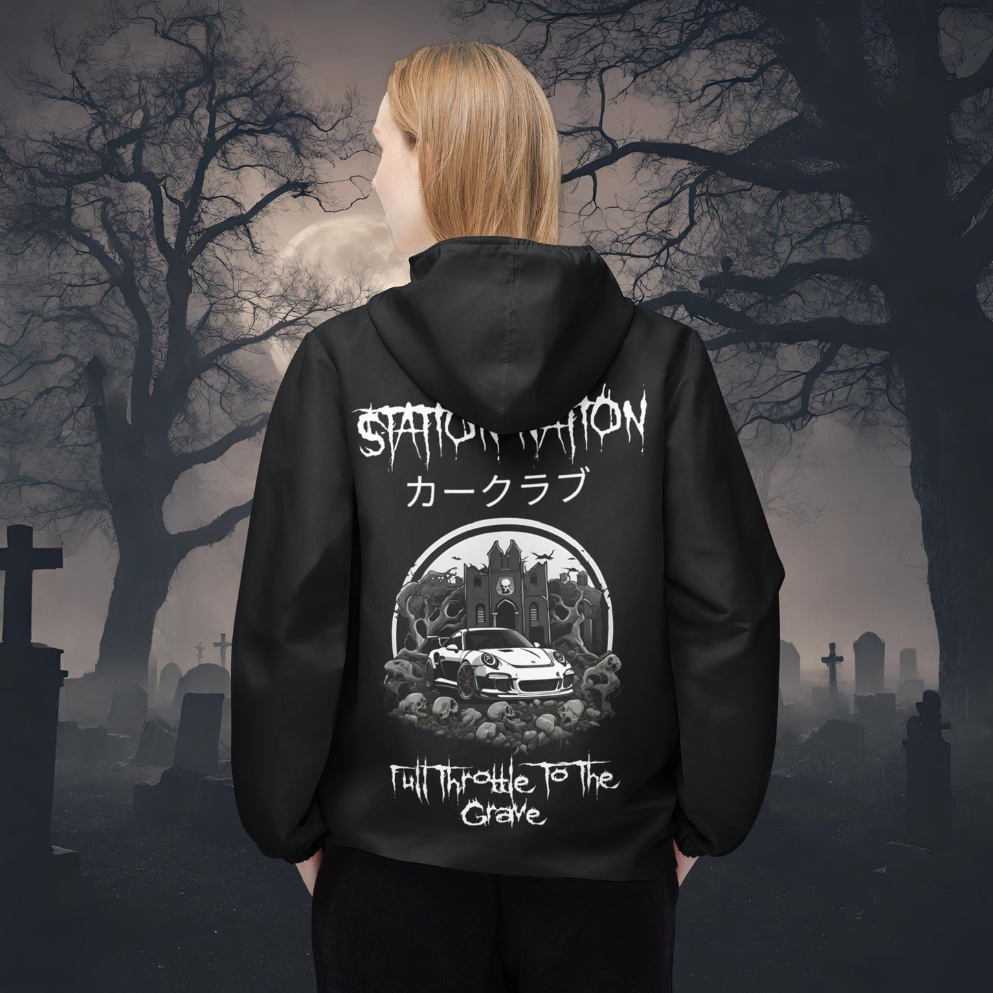 🎃 HALLOWEEN LIMITED EDITION Porsche GT3 RS-Windbreaker Jacket