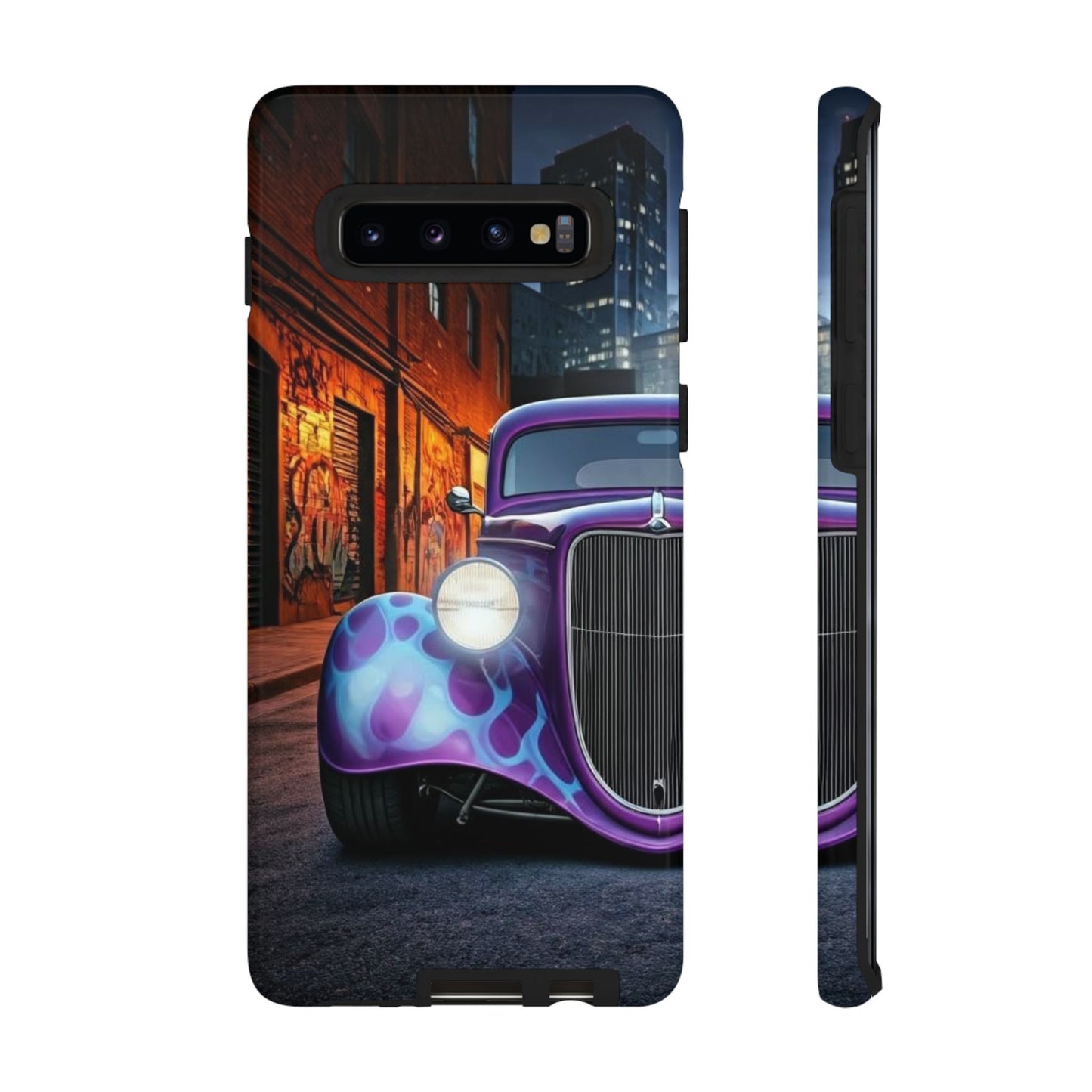 1934 Ford Street Life-Dual Layer Ultra Tough Phone Case Samsung Galaxy S10 Glossy Printify by The Night Shift Automotive Apparel