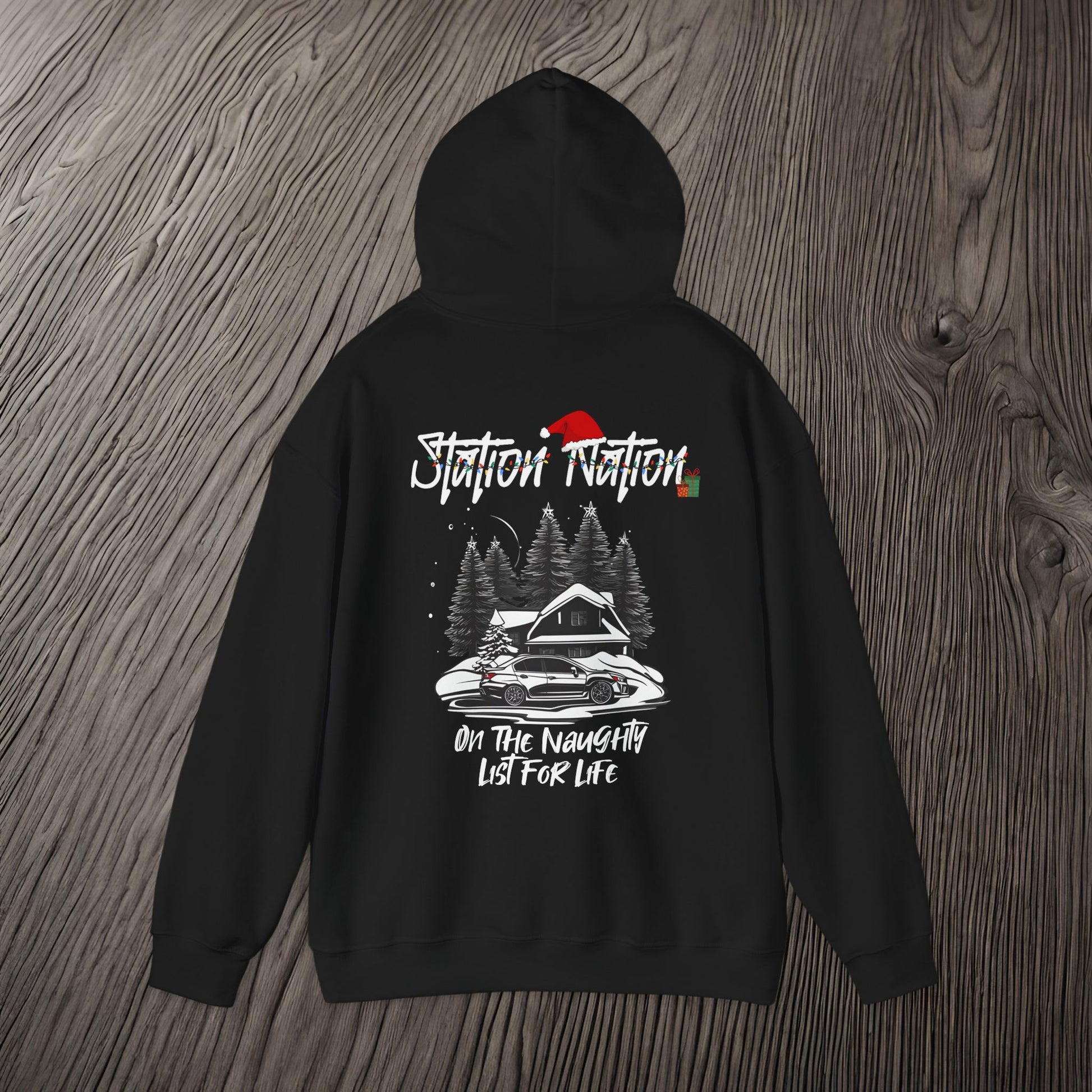 🎁 Christmas Limited Edition Station Nation-Ultra Soft, Premium Hoodie Printify by The Night Shift Automotive Apparel