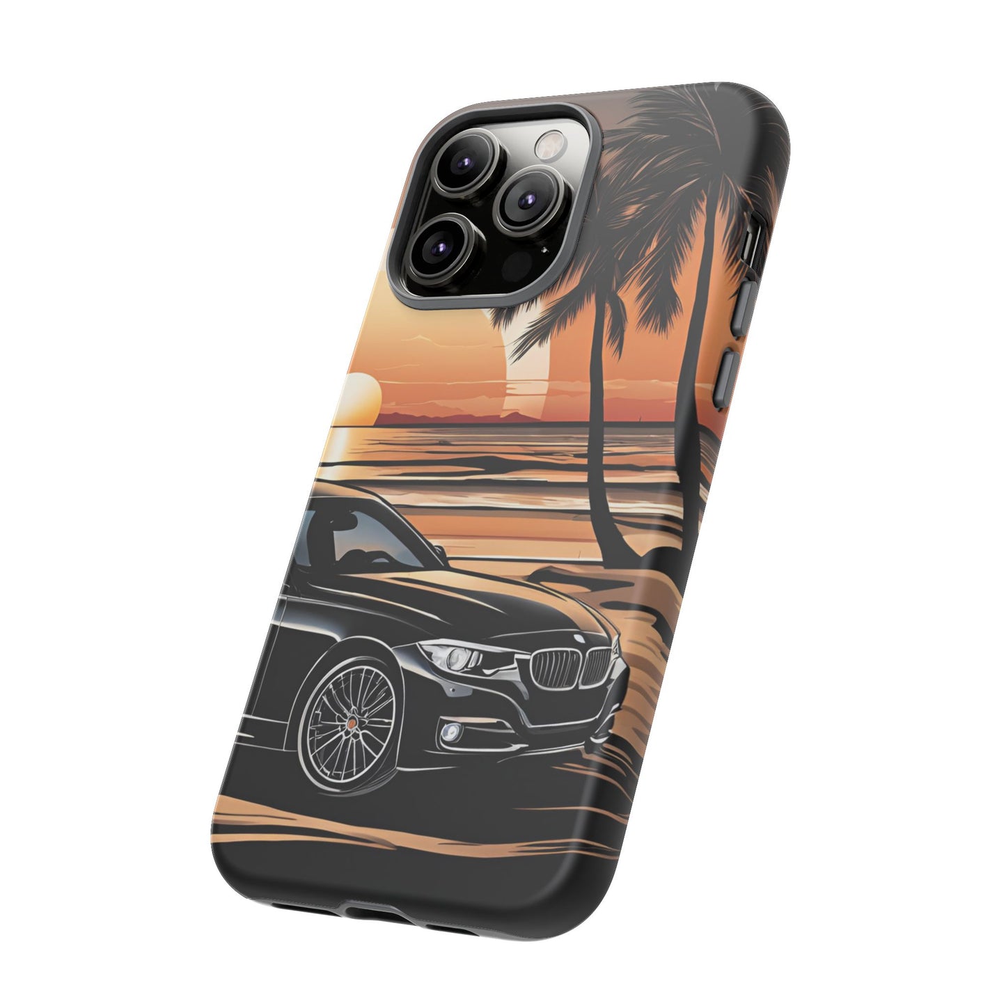 BMW Sunset On The Beach-Dual Layer Ultra Tough Phone Case Printify by The Night Shift Automotive Apparel