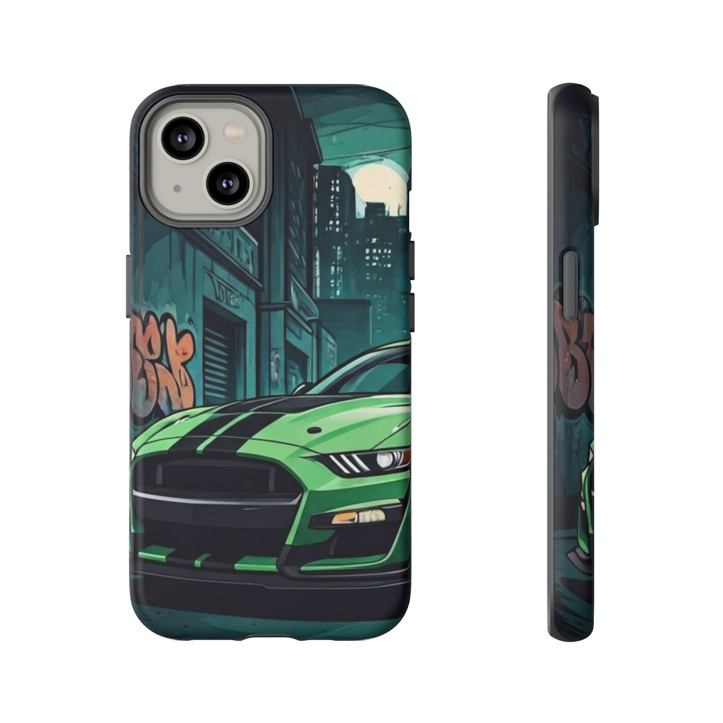 Ford Mustang Shelby GT500 Street Life-Dual Layer Ultra Tough Phone Case Printify by The Night Shift Automotive Apparel