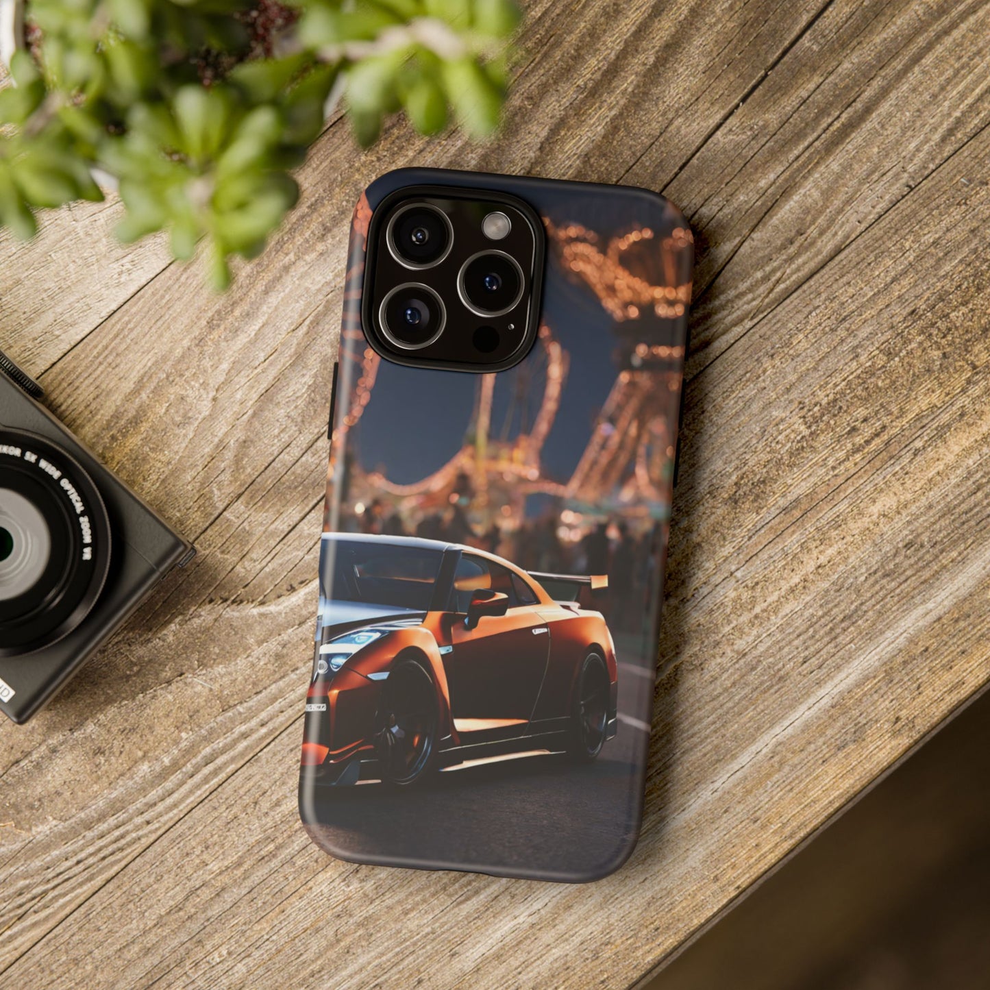 Nissan GTR R35-Dual Layer Ultra Tough Phone Case iPhone 16 Pro Max Matte Printify by The Night Shift Automotive Apparel