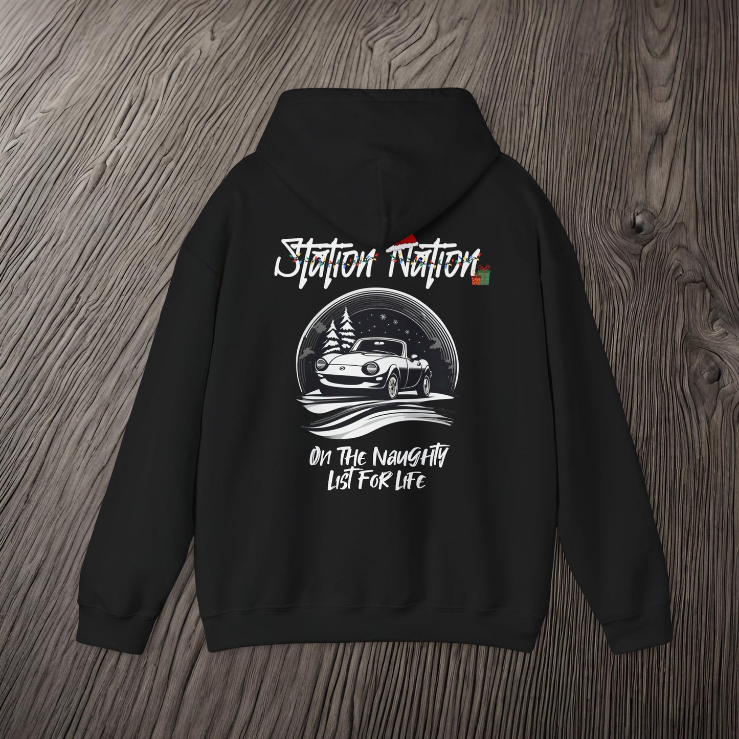🎁 Christmas Limited Edition Station Nation-Ultra Soft, Premium Hoodie Printify by The Night Shift Automotive Apparel