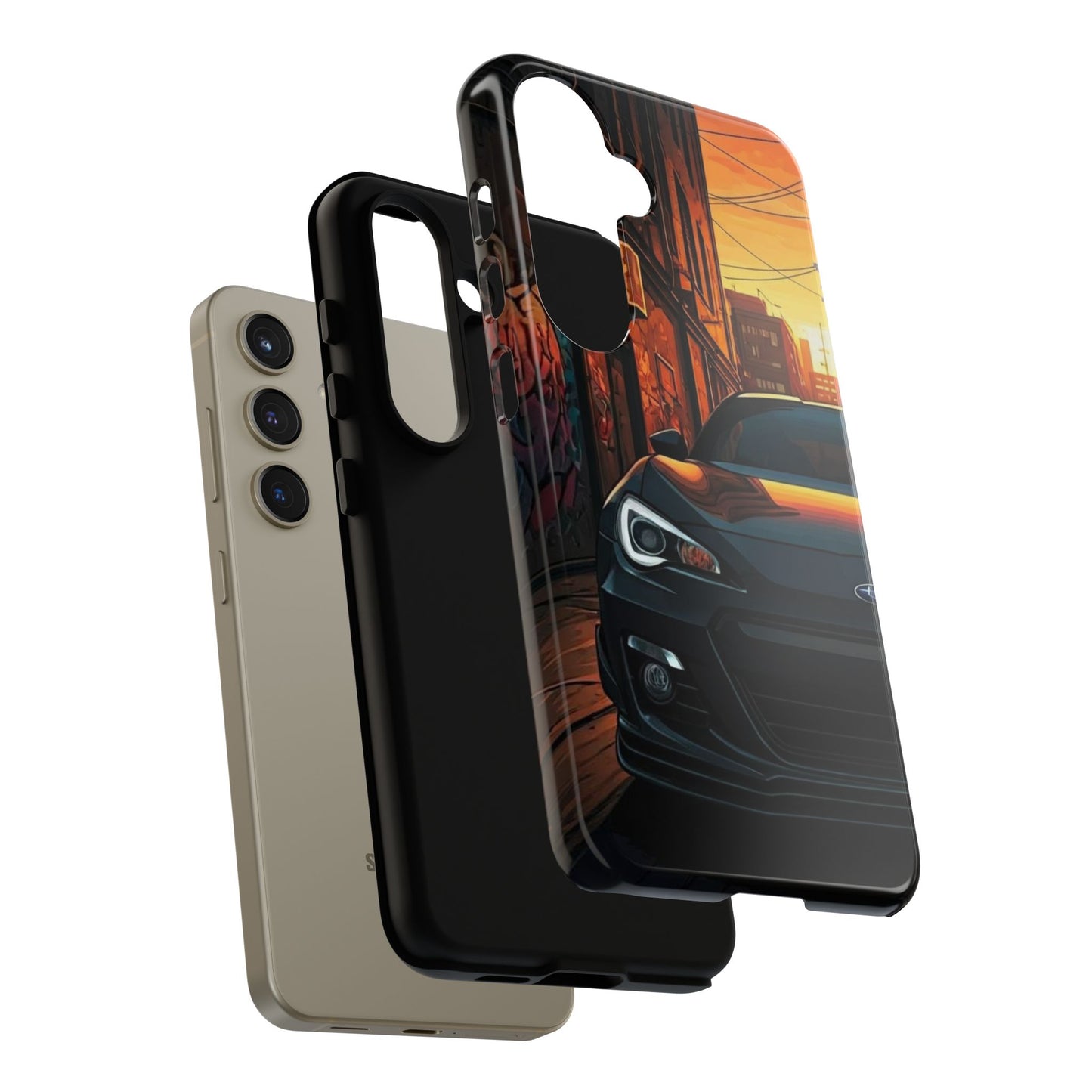 Subaru BRZ Street Life-Dual Layer Ultra Tough Phone Case Printify by The Night Shift Automotive Apparel