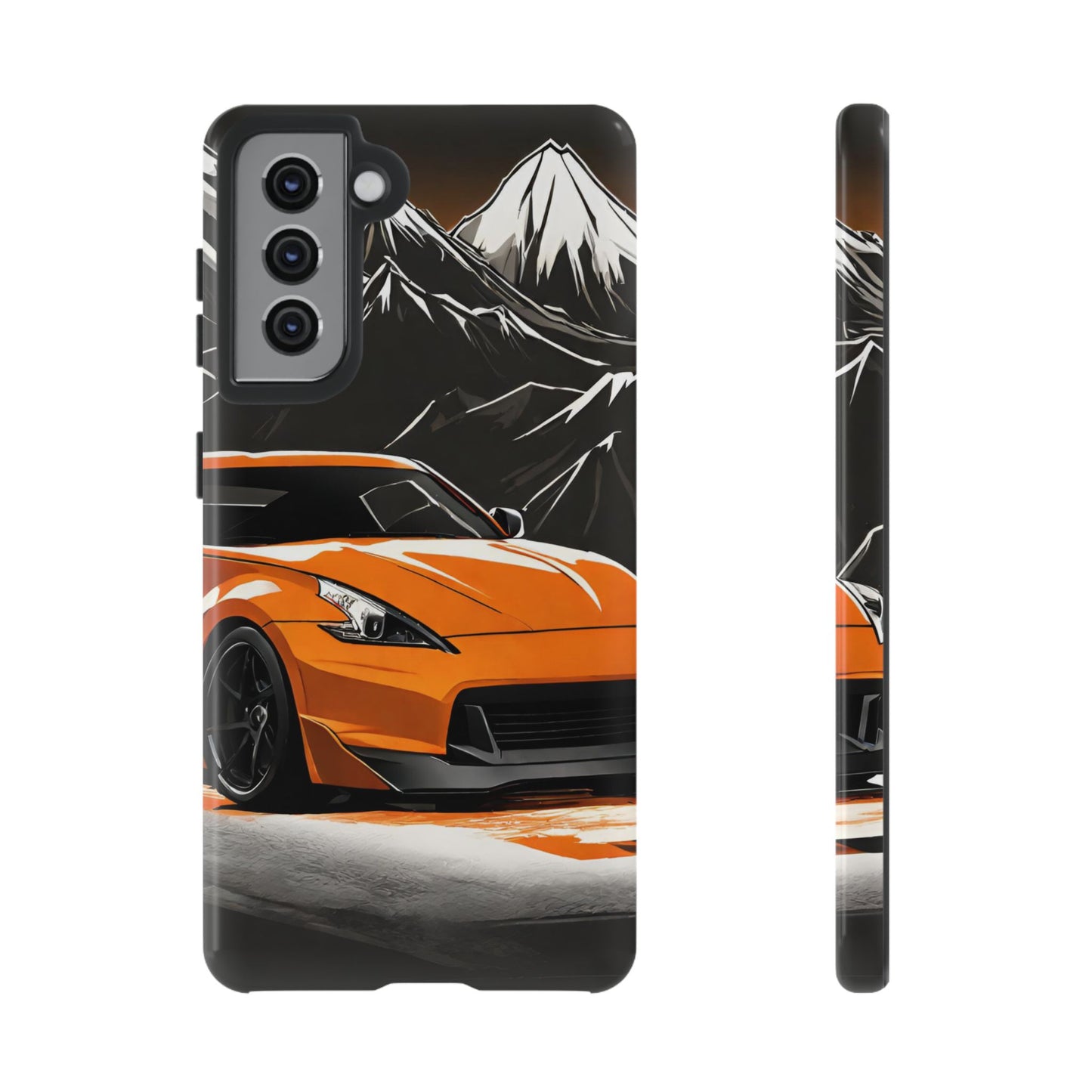 Nissan 370Z Mt Fuji-Dual Layer Ultra Tough Phone Case Samsung Galaxy S21 Glossy Printify by The Night Shift Automotive Apparel