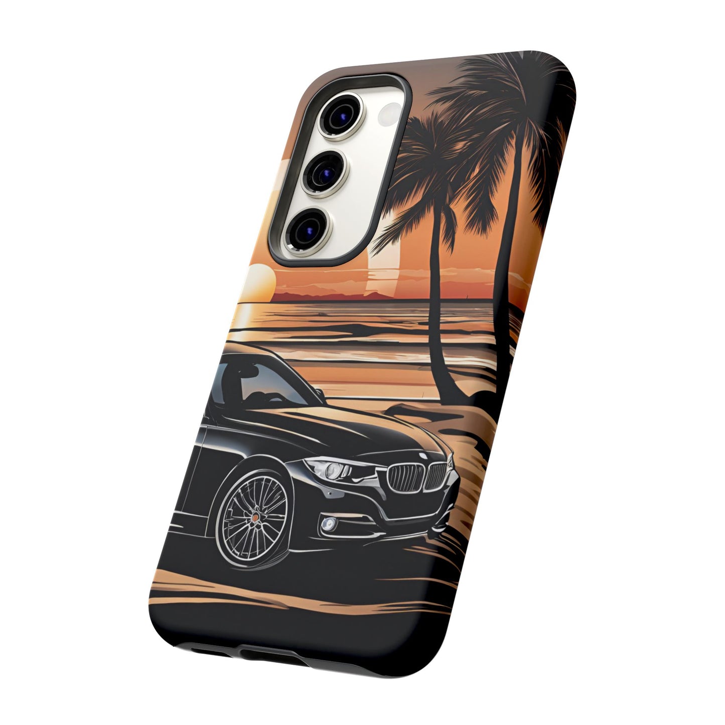 BMW Sunset On The Beach-Dual Layer Ultra Tough Phone Case Printify by The Night Shift Automotive Apparel