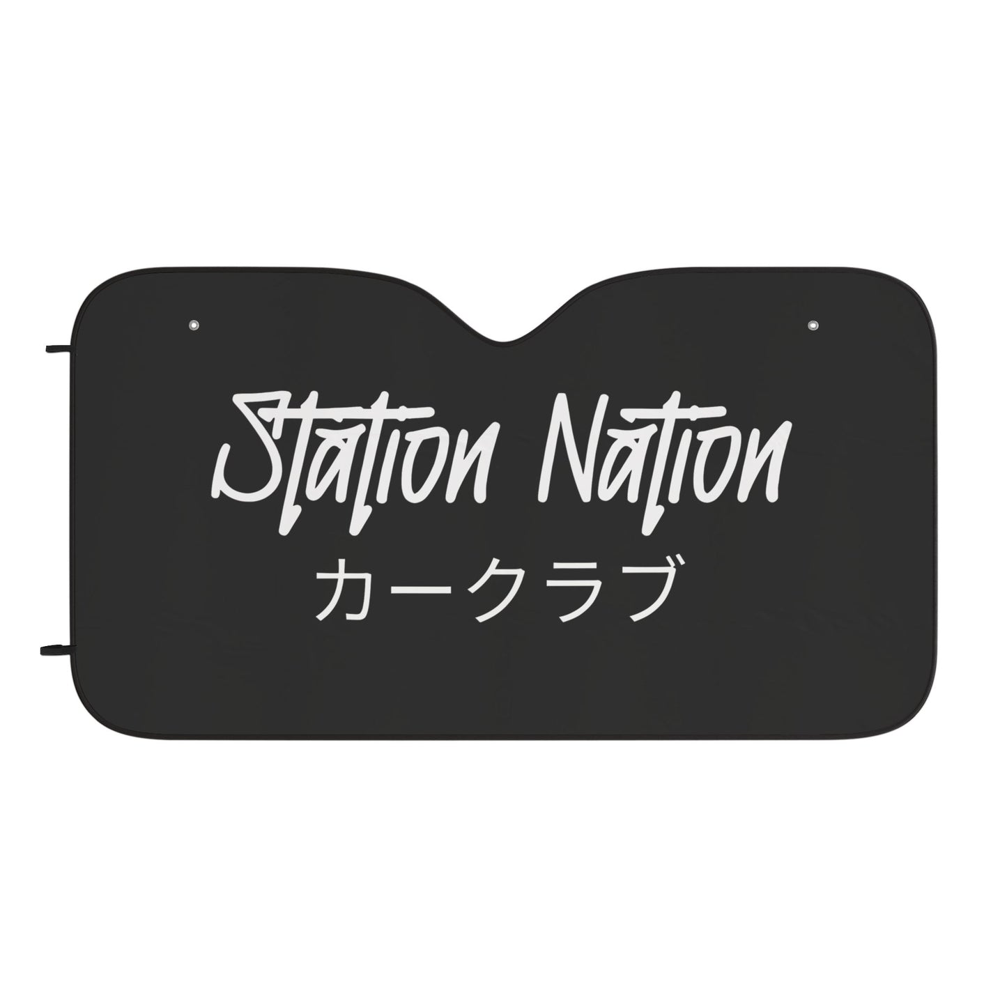 Station Nation Sun Shade Printify by The Night Shift Automotive Apparel
