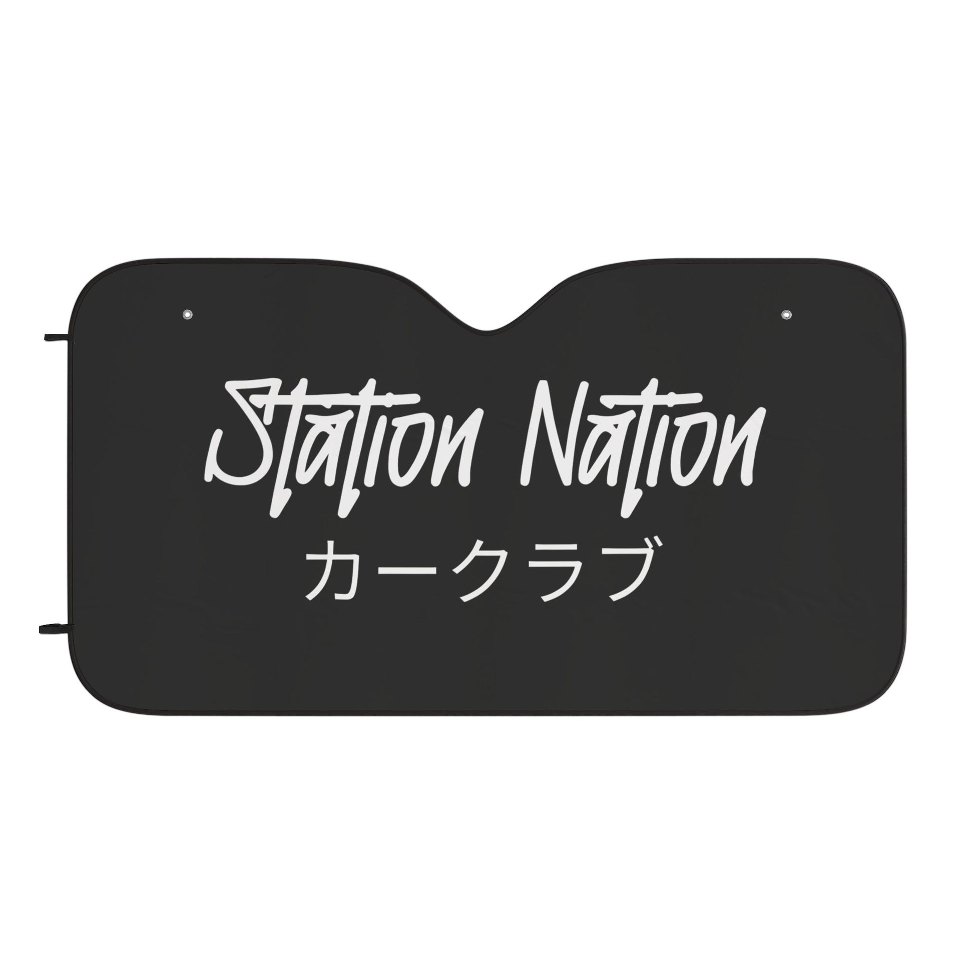 Station Nation Sun Shade Printify by The Night Shift Automotive Apparel