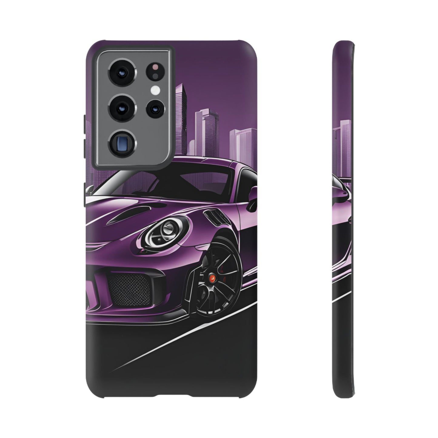Porsche 911 GT3 RS-Dual Layer Ultra Tough Phone Case Samsung Galaxy S21 Ultra Matte Printify by The Night Shift Automotive Apparel