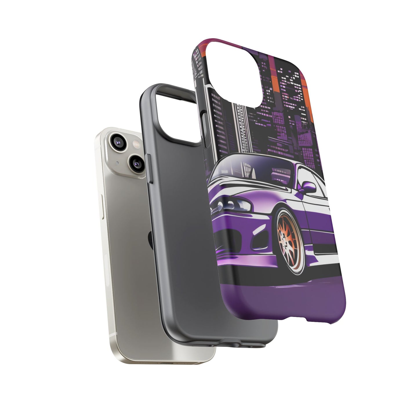 Nissan 240sx S15-Dual Layer Ultra Tough Phone Case Printify by The Night Shift Automotive Apparel