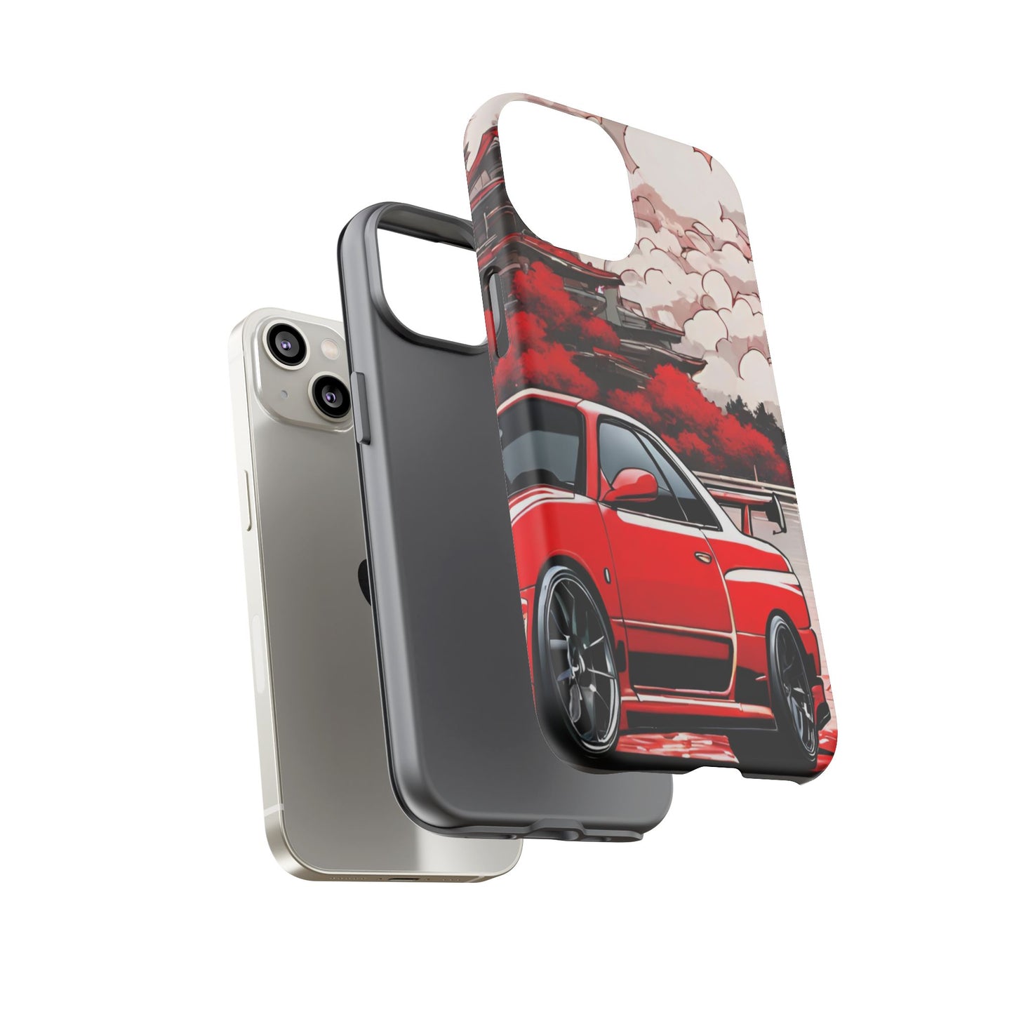 Nissan Skyline R34-Dual Layer Ultra Tough Phone Case Printify by The Night Shift Automotive Apparel