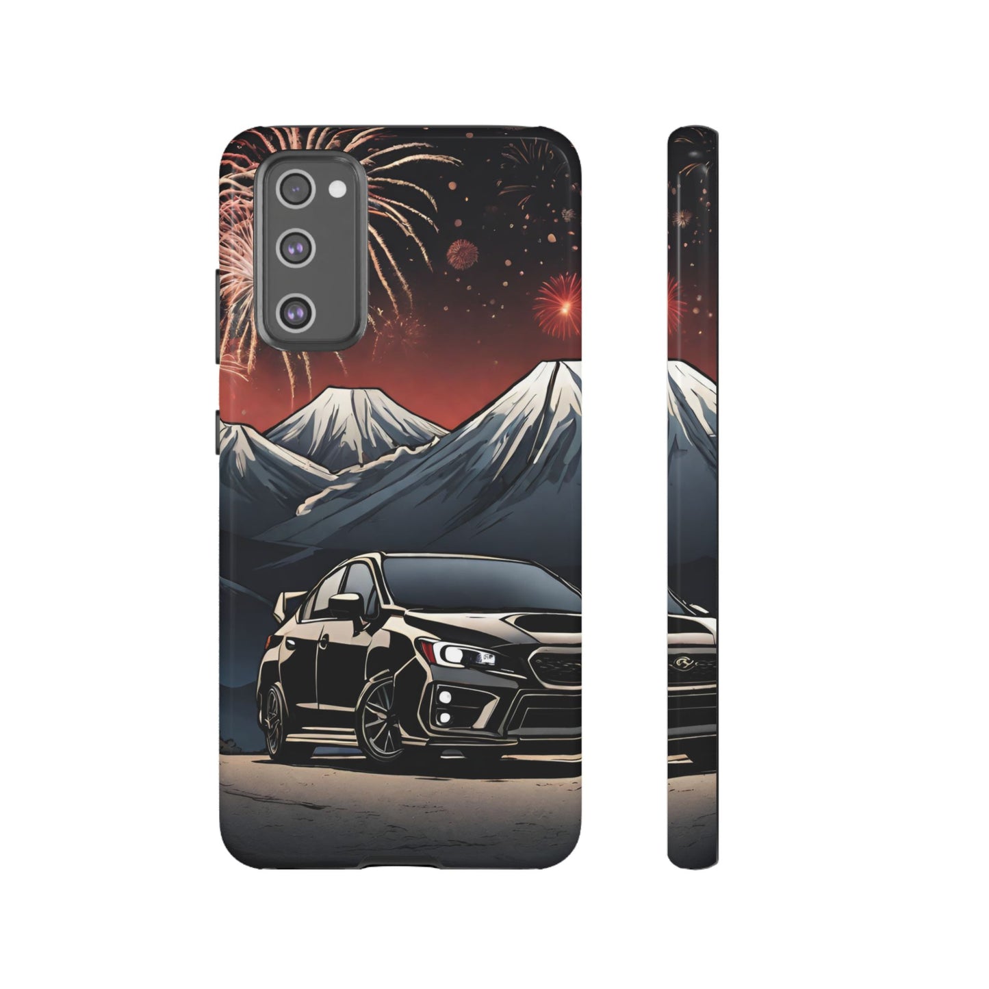 Subaru WRX/STI Fireworks-Dual Layer Ultra Tough Phone Case Printify by The Night Shift Automotive Apparel