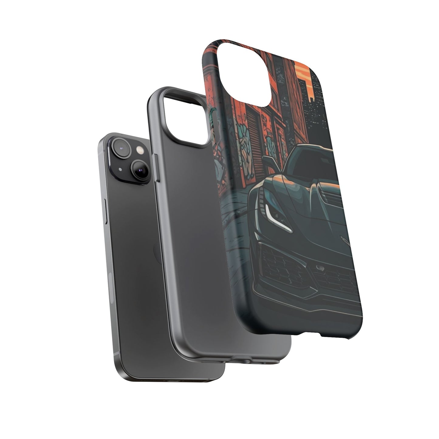 Chevy Corvette C7 Street Life-Dual Layer Ultra Tough Phone Case Printify by The Night Shift Automotive Apparel
