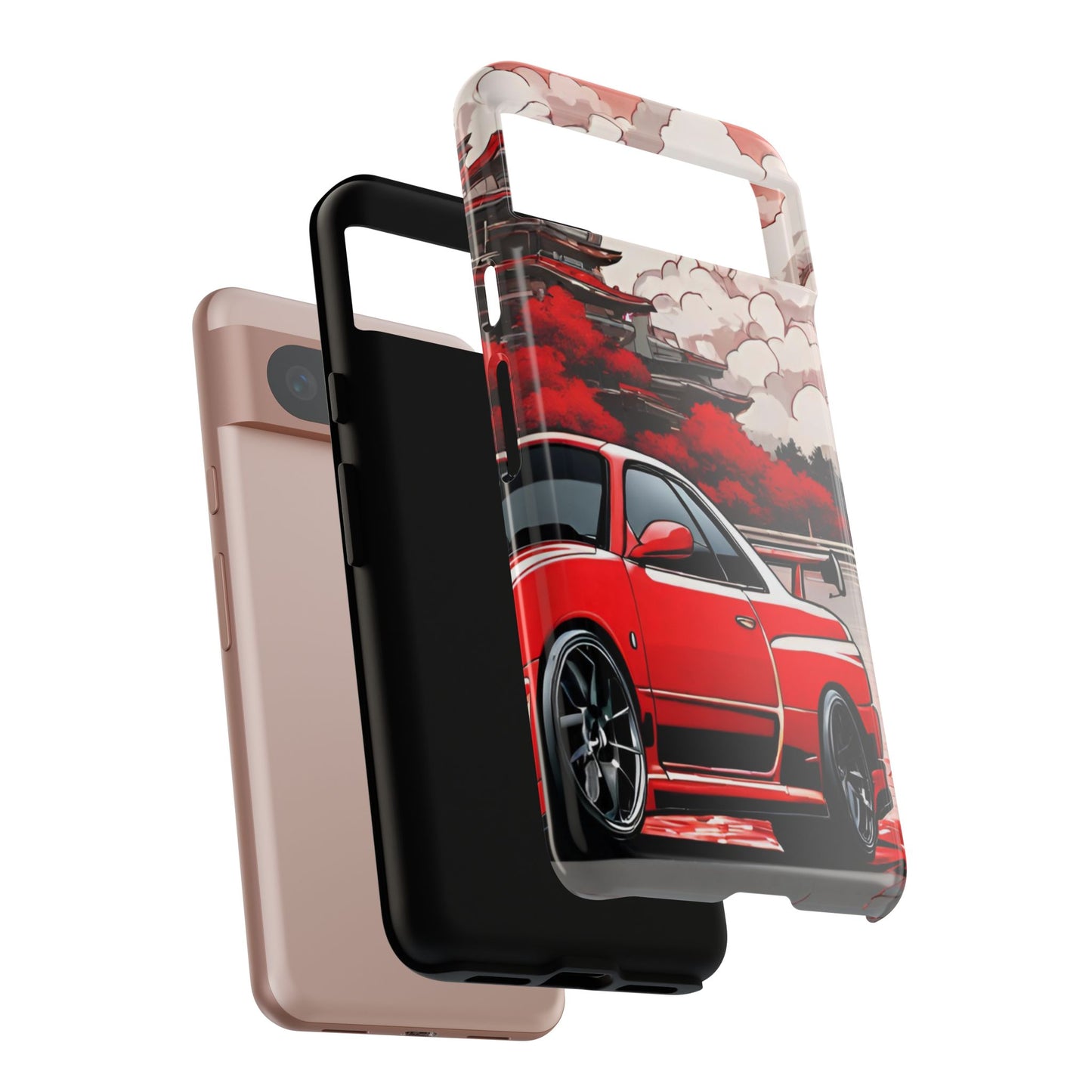 Nissan Skyline R34-Dual Layer Ultra Tough Phone Case Printify by The Night Shift Automotive Apparel