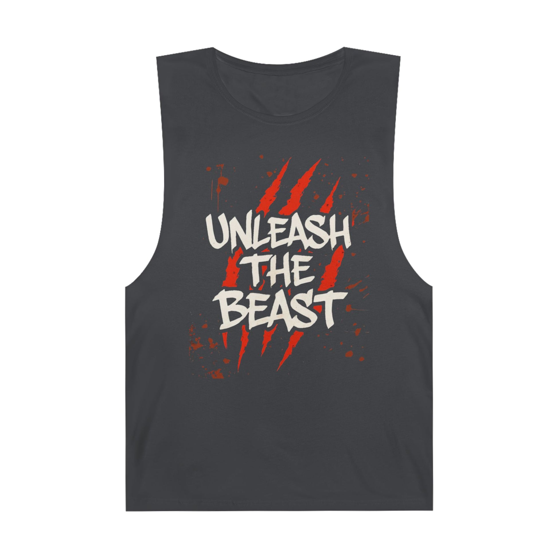 Unleash The Beast - Premium Unisex Barnard Tank Top Coal Printify by The Night Shift Automotive Apparel