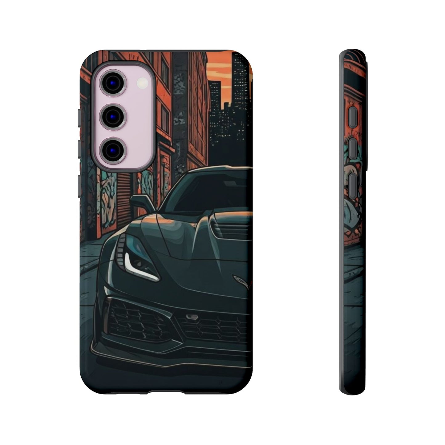 Chevy Corvette C7 Street Life-Dual Layer Ultra Tough Phone Case Printify by The Night Shift Automotive Apparel