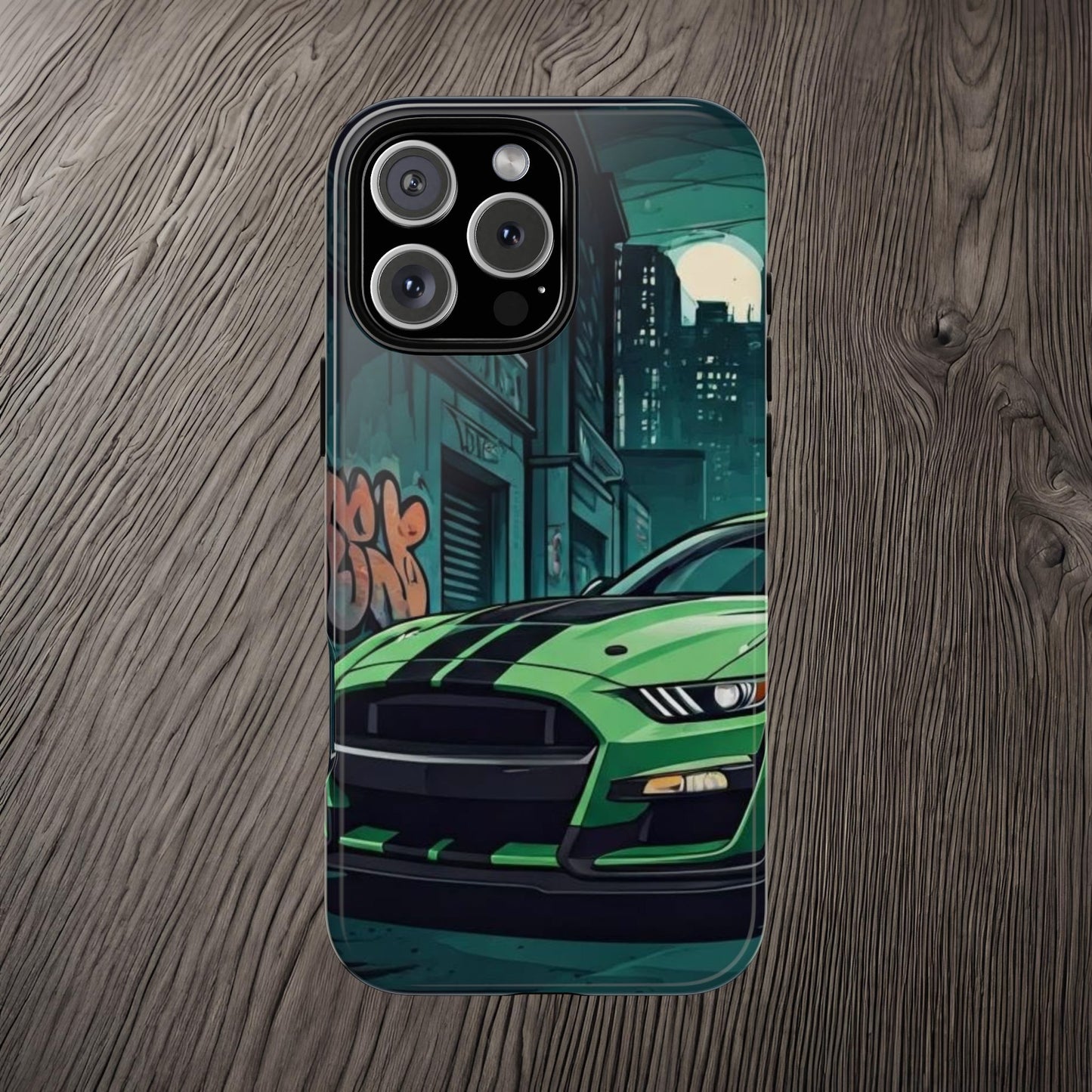Ford Mustang Shelby GT500 Street Life-Dual Layer Ultra Tough Phone Case Printify by The Night Shift Automotive Apparel