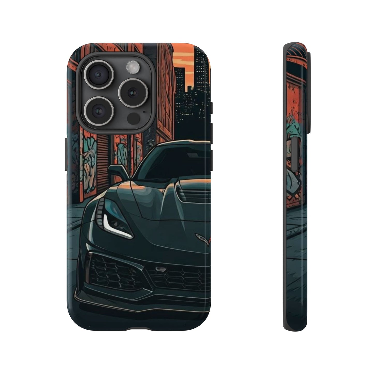 Chevy Corvette C7 Street Life-Dual Layer Ultra Tough Phone Case Printify by The Night Shift Automotive Apparel