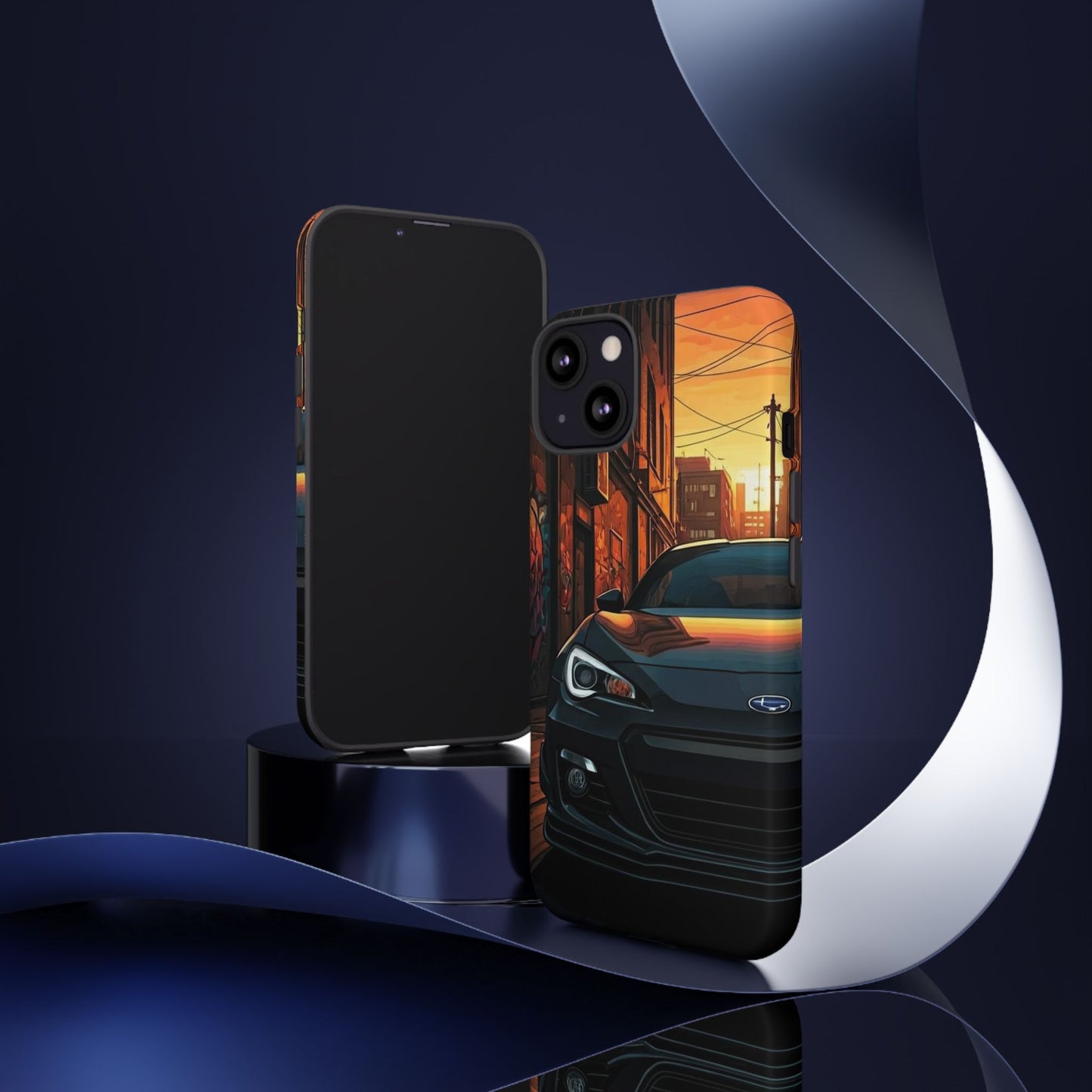 Subaru BRZ Street Life-Dual Layer Ultra Tough Phone Case iPhone 13 Matte Printify by The Night Shift Automotive Apparel