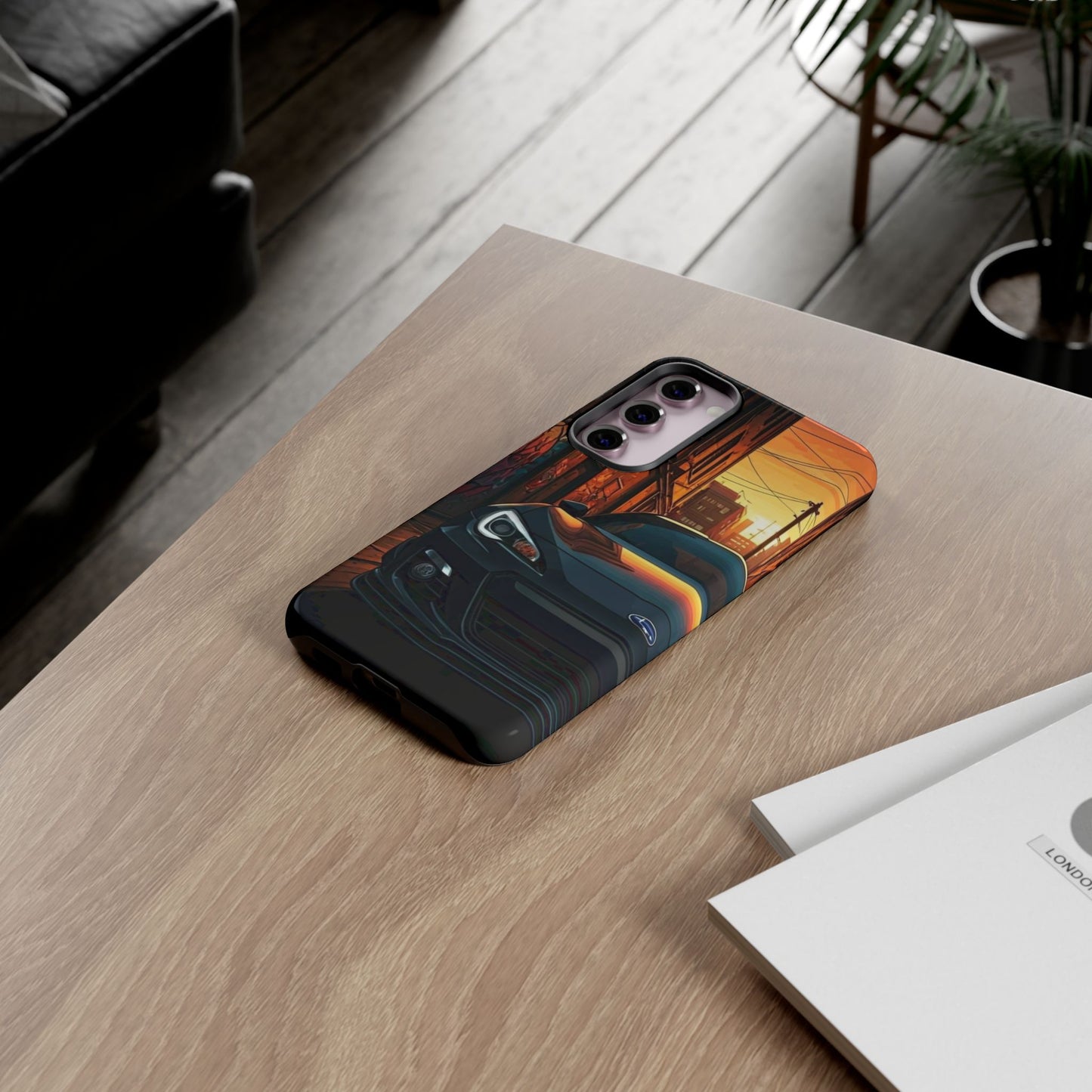 Subaru BRZ Street Life-Dual Layer Ultra Tough Phone Case Samsung Galaxy S23 Plus Glossy Printify by The Night Shift Automotive Apparel