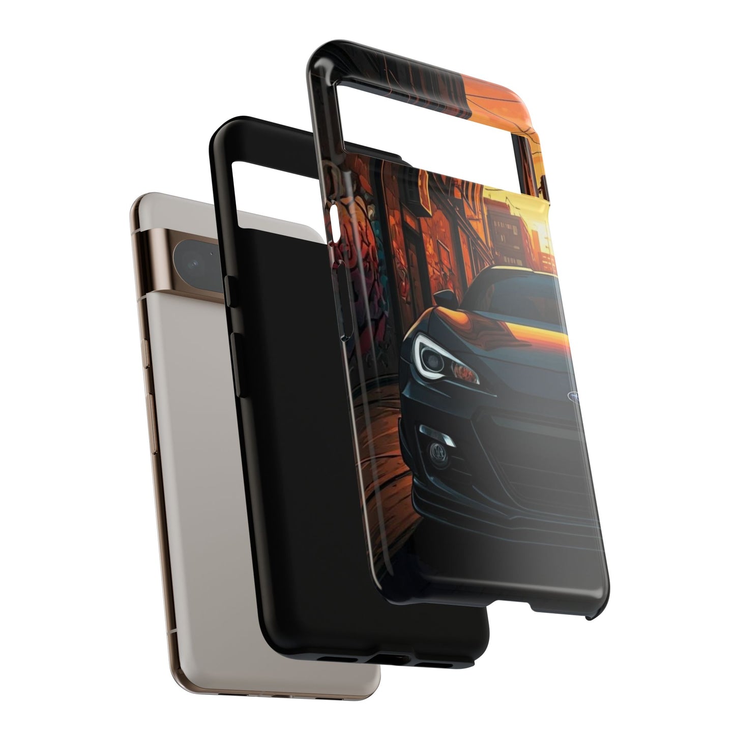 Subaru BRZ Street Life-Dual Layer Ultra Tough Phone Case Printify by The Night Shift Automotive Apparel