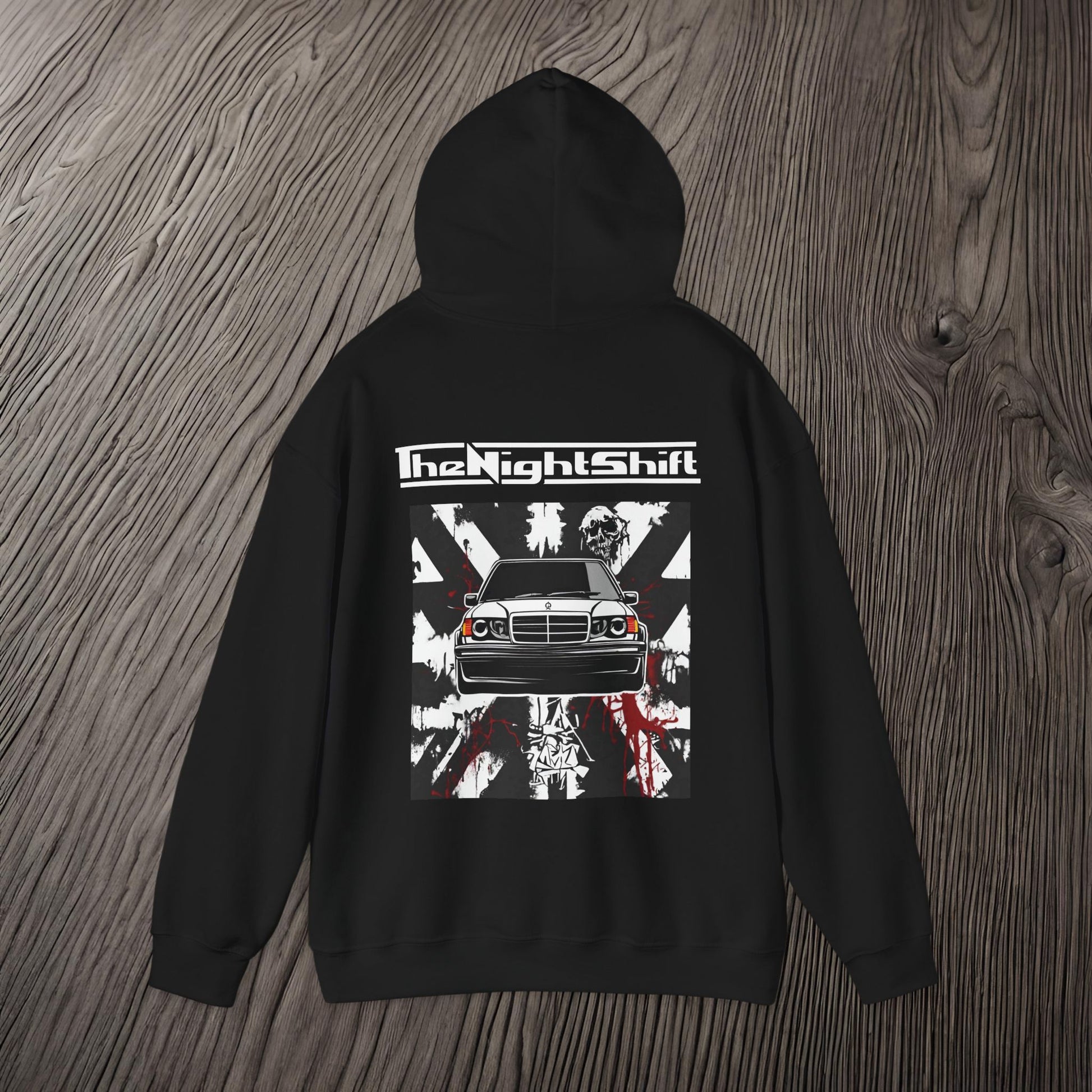 Mercedes Benz 190e Evo 2 AMG-Ultra Soft, Premium Hoodie Printify by The Night Shift Automotive Apparel