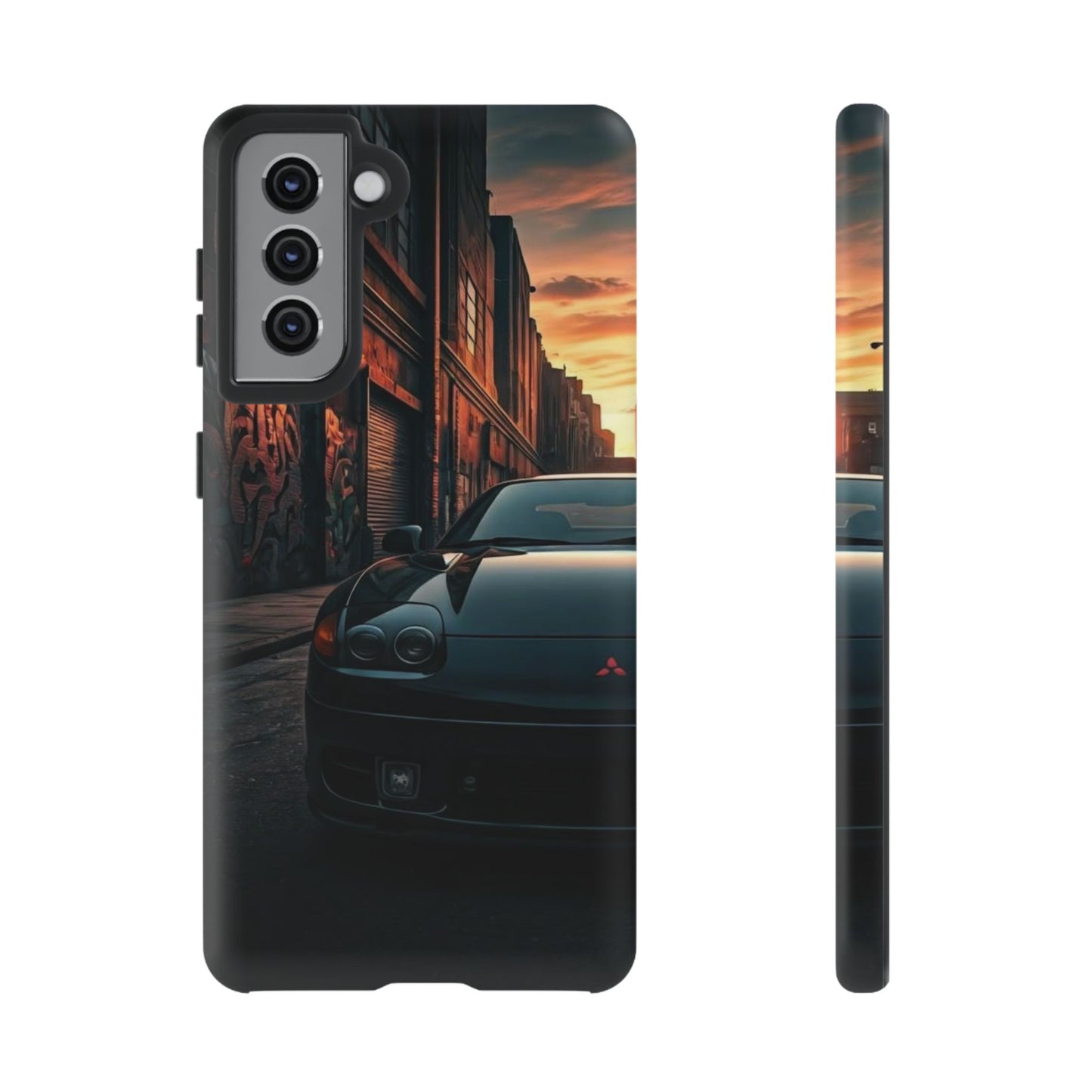 Mitsubishi 3000GT VR4 Street Life-Dual Layer Ultra Tough Phone Case Samsung Galaxy S21 Matte Printify by The Night Shift Automotive Apparel