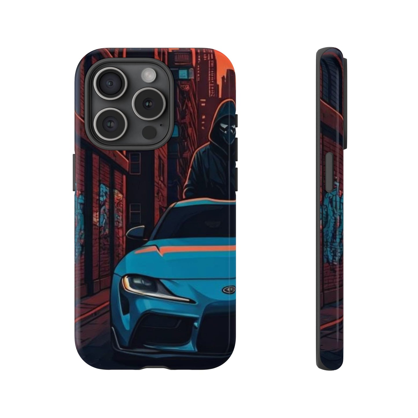 Toyota Supra MK-V Street Life-Dual Layer Ultra Tough Phone Case Printify by The Night Shift Automotive Apparel