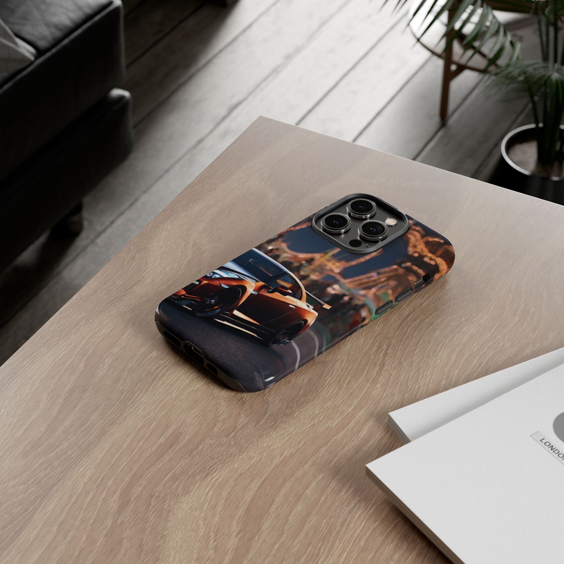 Nissan GTR R35-Dual Layer Ultra Tough Phone Case iPhone 14 Pro Glossy Printify by The Night Shift Automotive Apparel