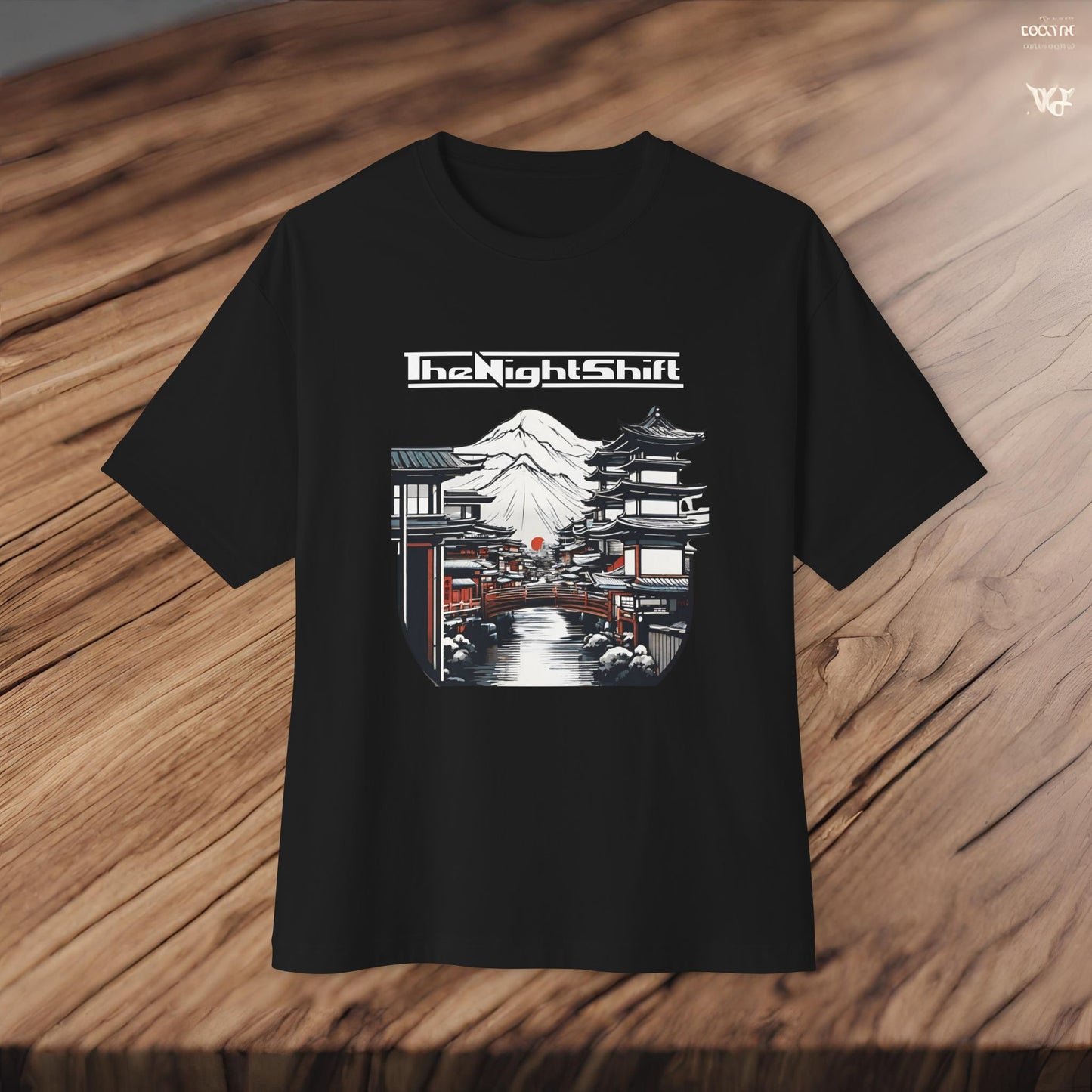 Mt Fuji-Premium, Ultra Soft Unisex Oversized Boxy Tee Printify by The Night Shift Automotive Apparel