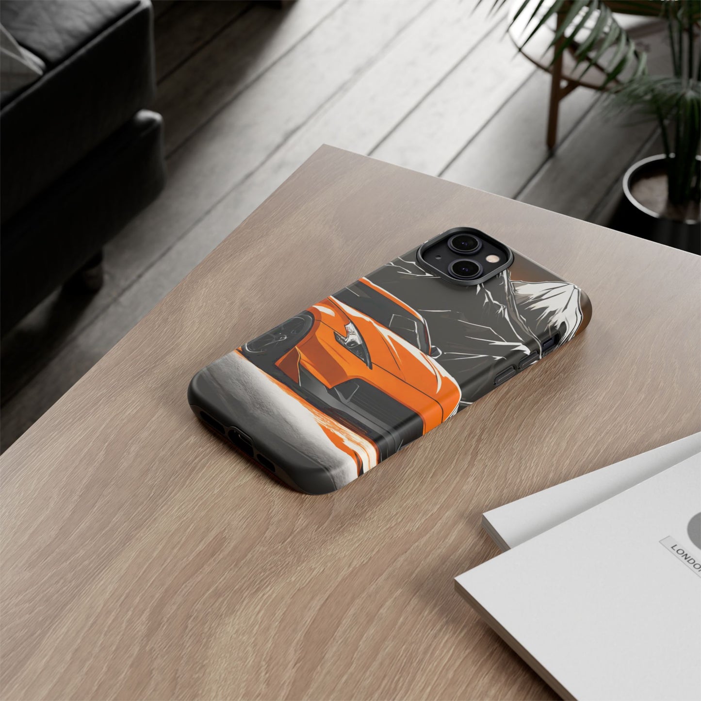 Nissan 370Z Mt Fuji-Dual Layer Ultra Tough Phone Case iPhone 14 Plus Matte Printify by The Night Shift Automotive Apparel