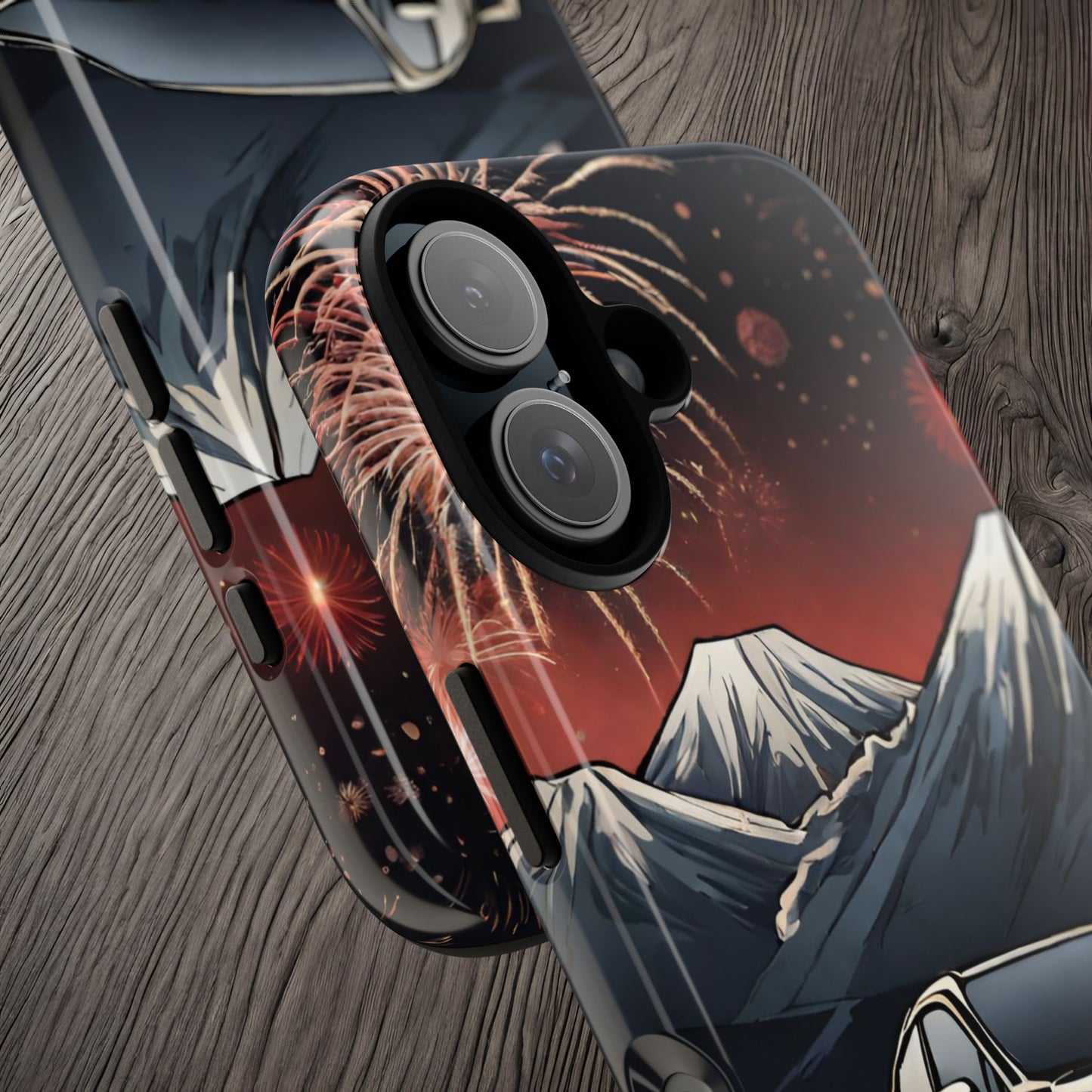 Subaru WRX/STI Fireworks-Dual Layer Ultra Tough Phone Case Printify by The Night Shift Automotive Apparel