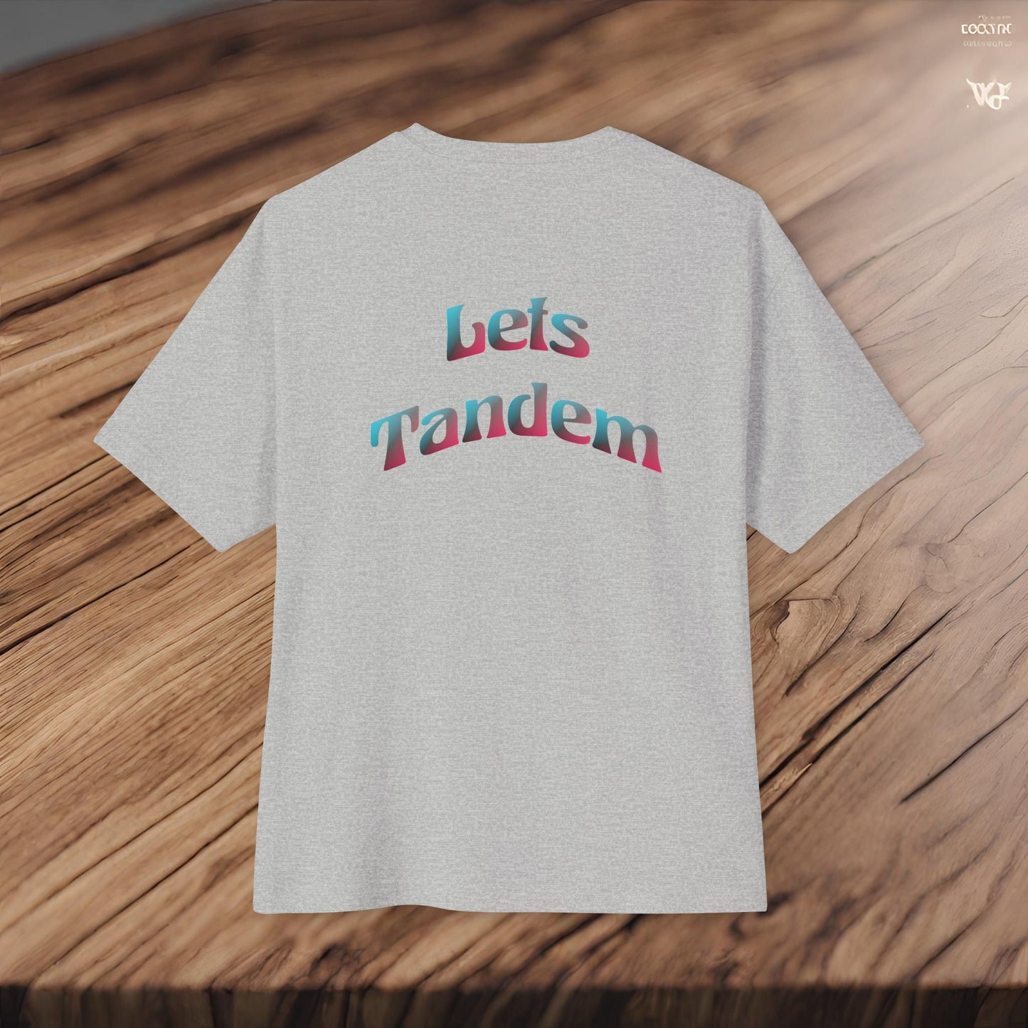 Lets Tandem-Premium, Ultra Soft, Unisex Oversized Boxy Tee Printify by The Night Shift Automotive Apparel