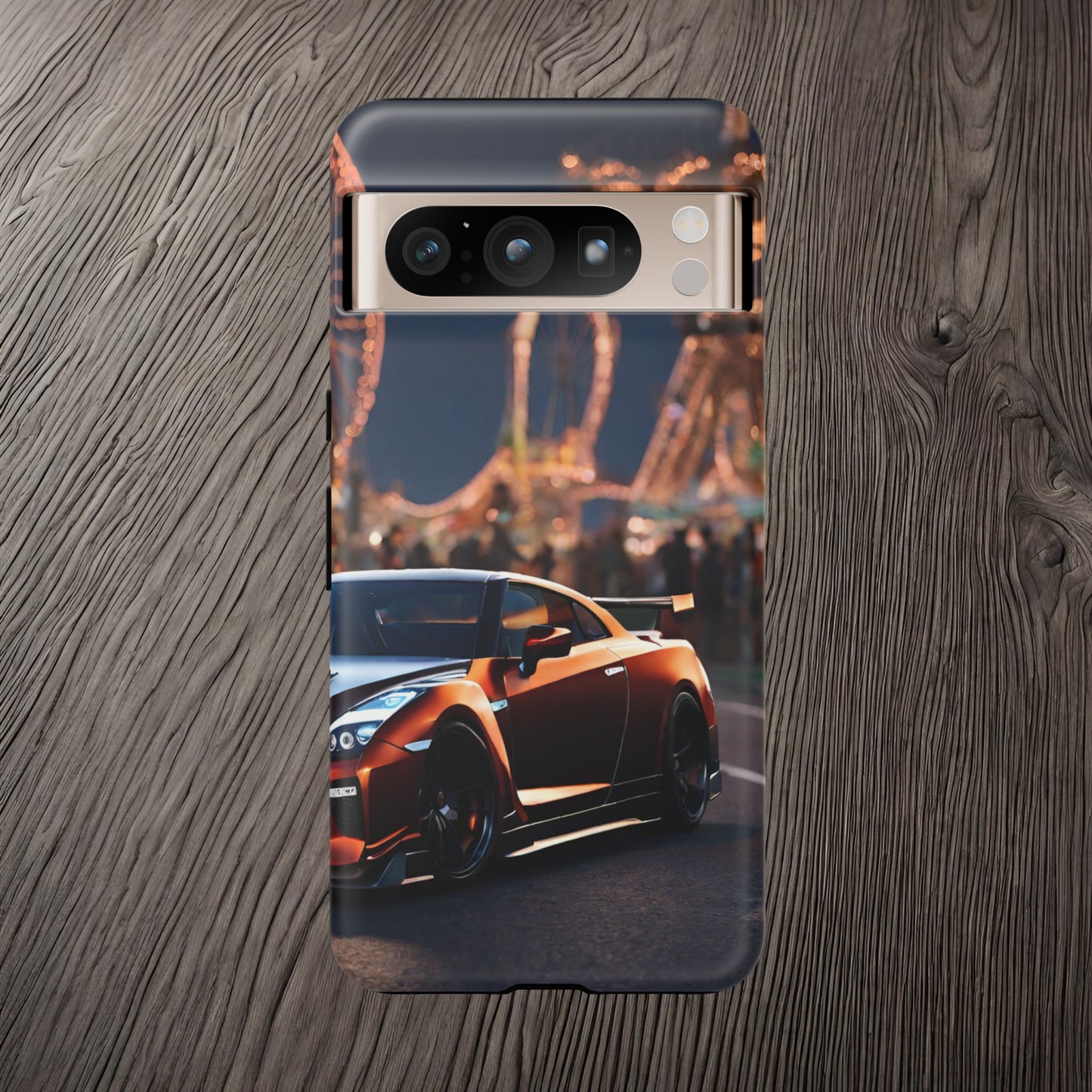 Nissan GTR R35-Dual Layer Ultra Tough Phone Case Google Pixel 8 Pro Matte Printify by The Night Shift Automotive Apparel