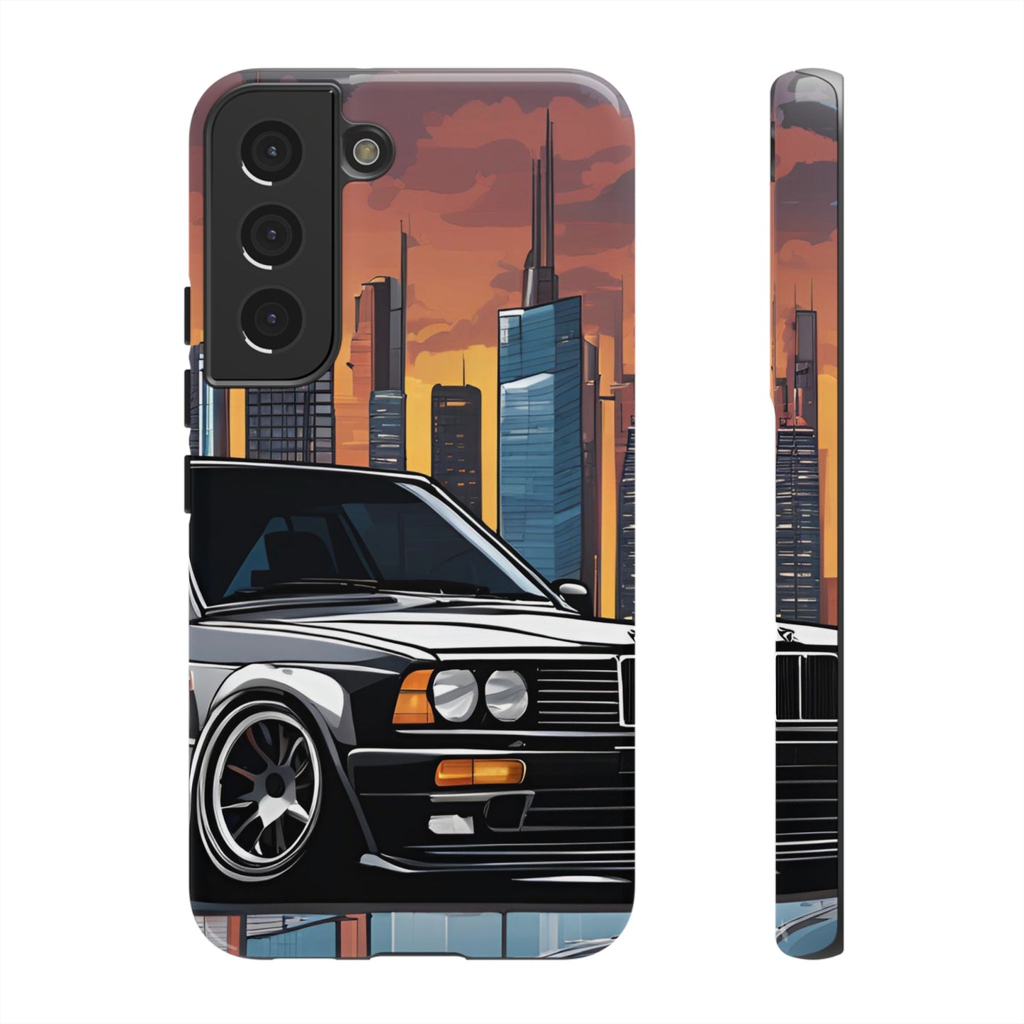 BMW E30 M3-Dual Layer Ultra Tough Phone Case Printify by The Night Shift Automotive Apparel