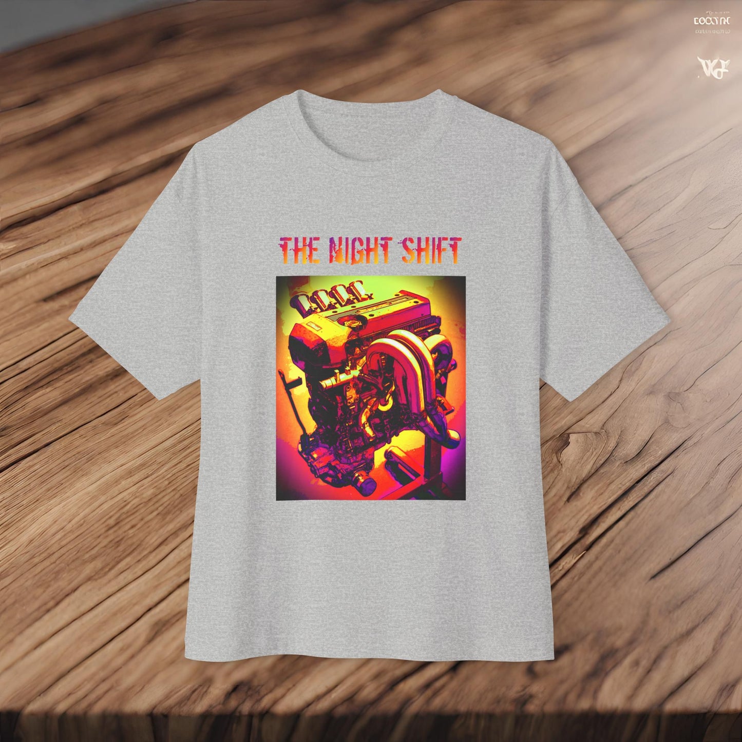 3S-GE ITB Synthwave-Premium, Ultra Soft Unisex Oversized Boxy Tee Printify by The Night Shift Automotive Apparel