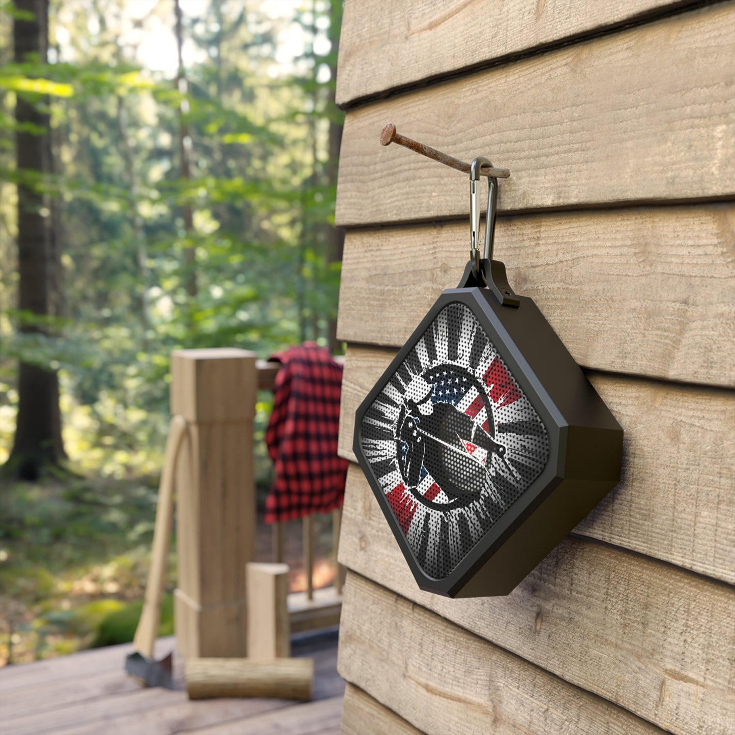 American Tradesman-High Quality Blackwater Outdoor Bluetooth Speaker Printify by The Night Shift Automotive Apparel