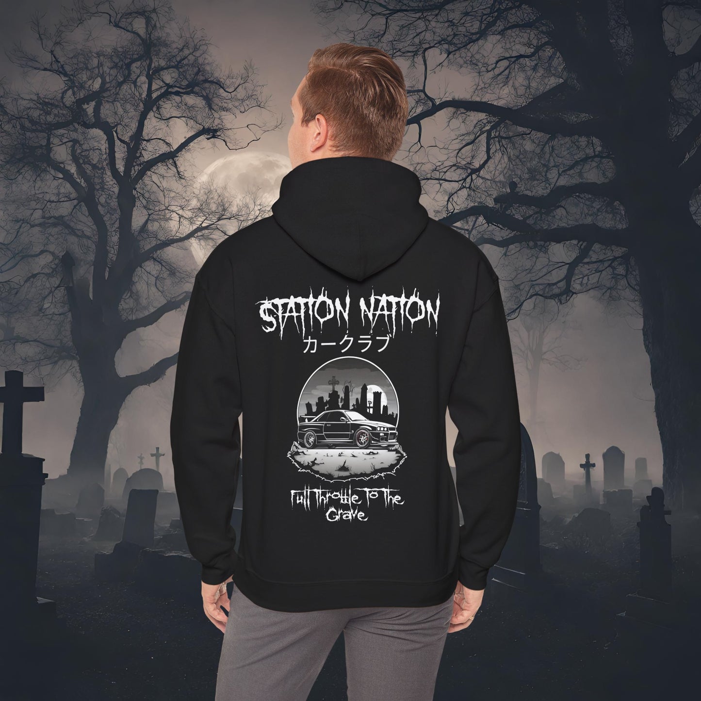 🦇 HALLOWEEN LIMITED EDITION Nissan Skyline-Hoodie