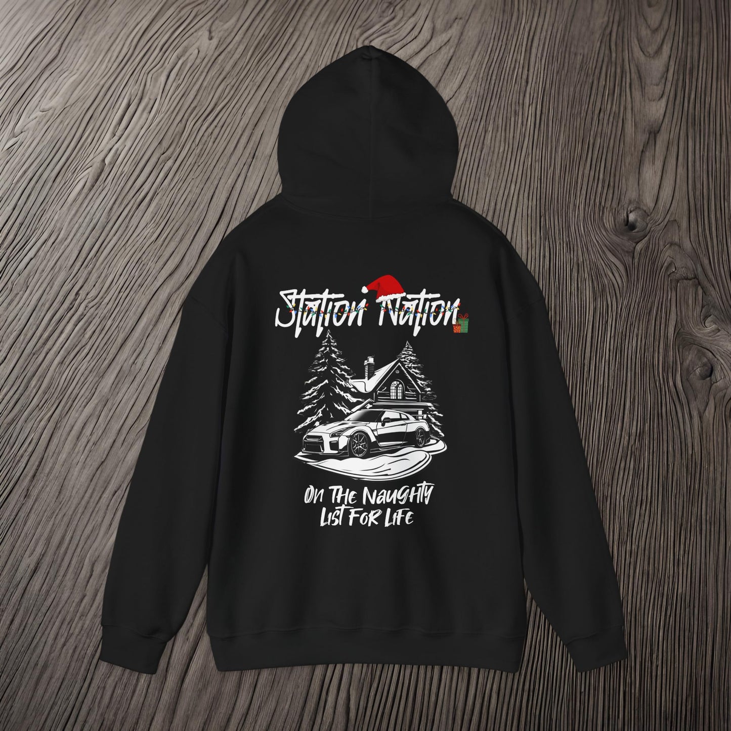 🎁 Christmas Limited Edition Station Nation-Ultra Soft, Premium Hoodie Printify by The Night Shift Automotive Apparel