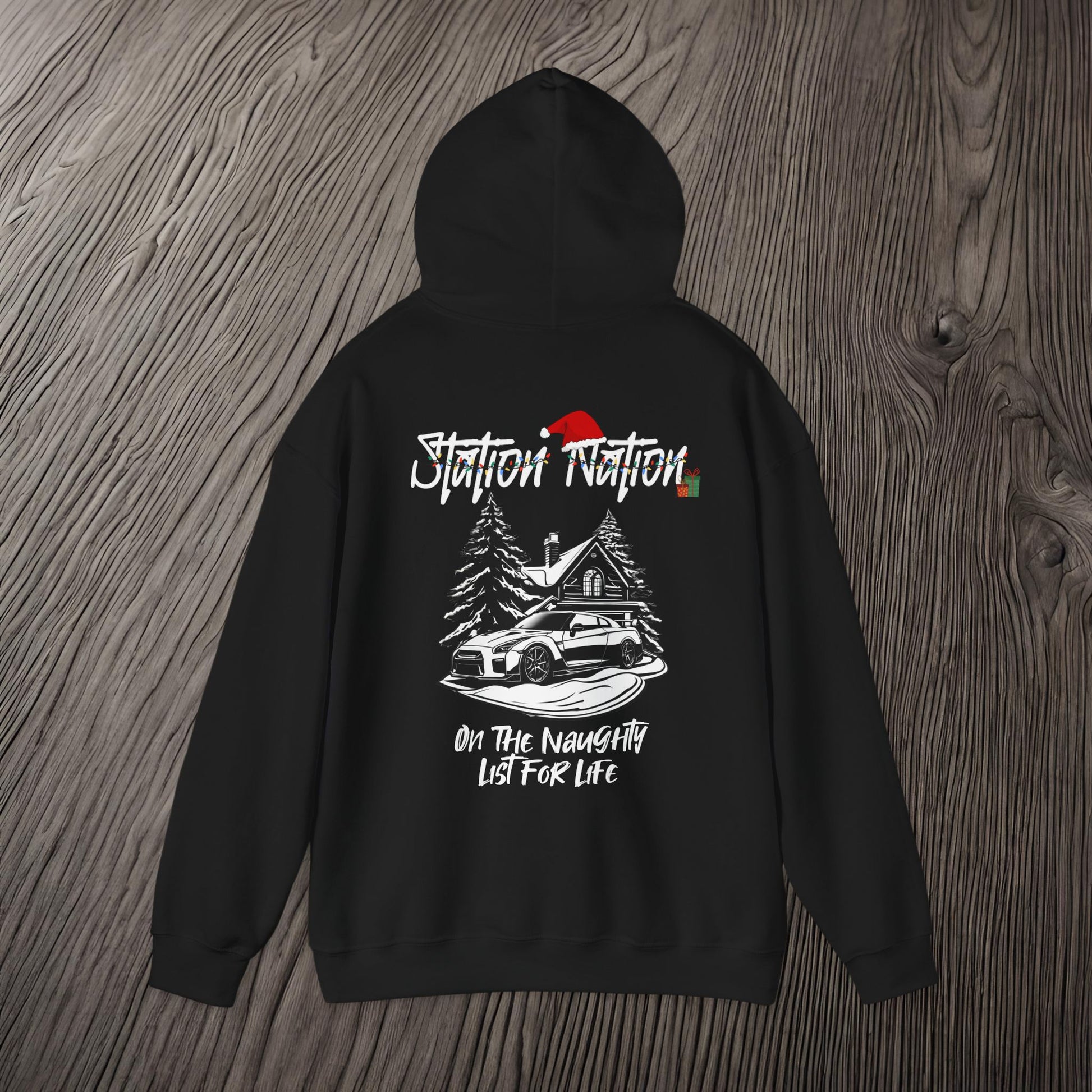 🎁 Christmas Limited Edition Station Nation-Ultra Soft, Premium Hoodie Printify by The Night Shift Automotive Apparel