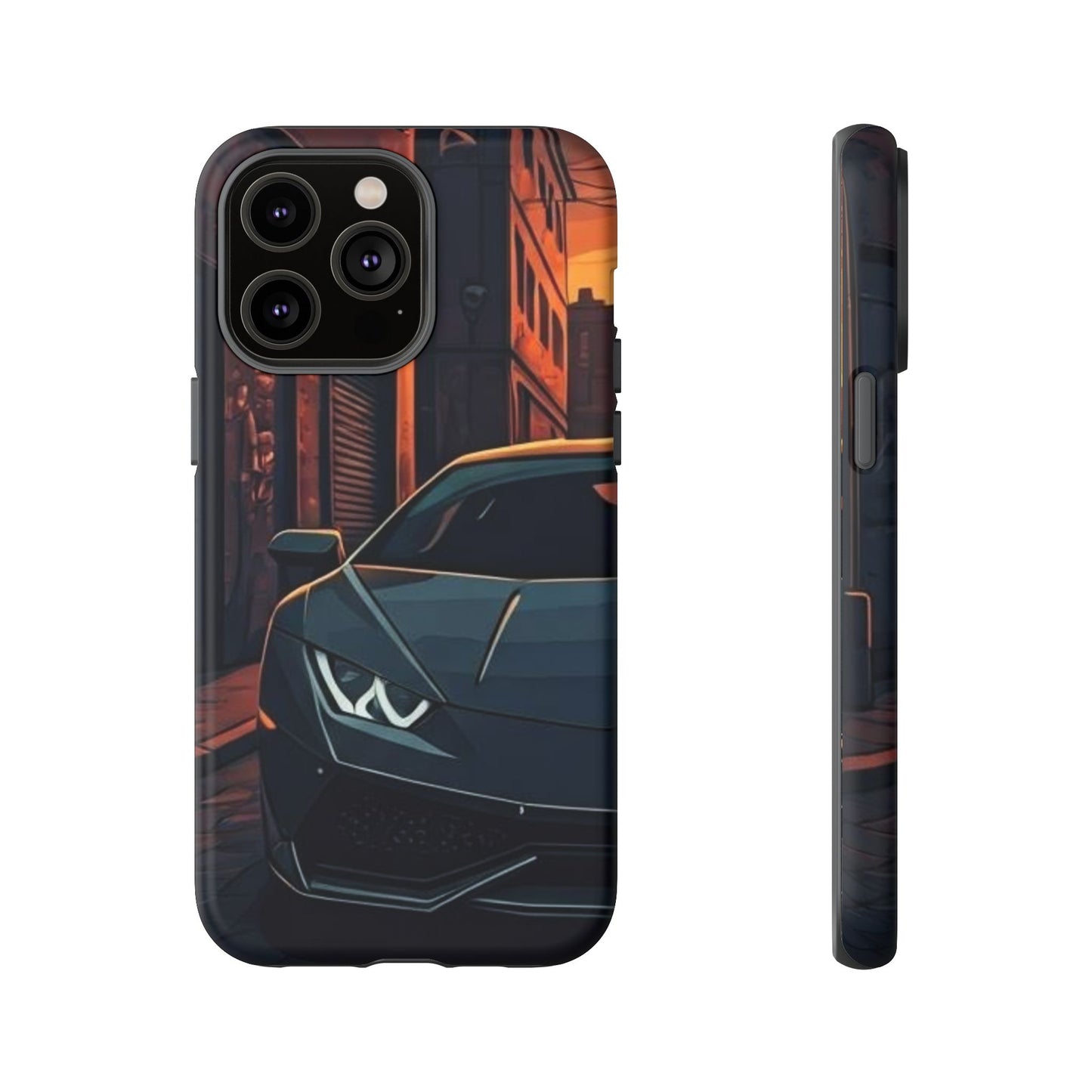 Lamborghini Huracan Street Life-Dual Layer Ultra Tough Phone Case Printify by The Night Shift Automotive Apparel
